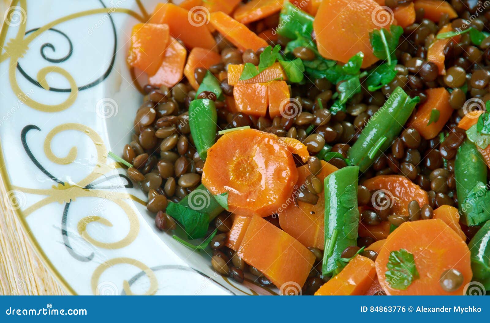 Salade De Lentille De Puy De Marocain Photo stock - Image du légumes ... Salade De Lentille De Puy De Marocain Photo stock - Image du légumes ...