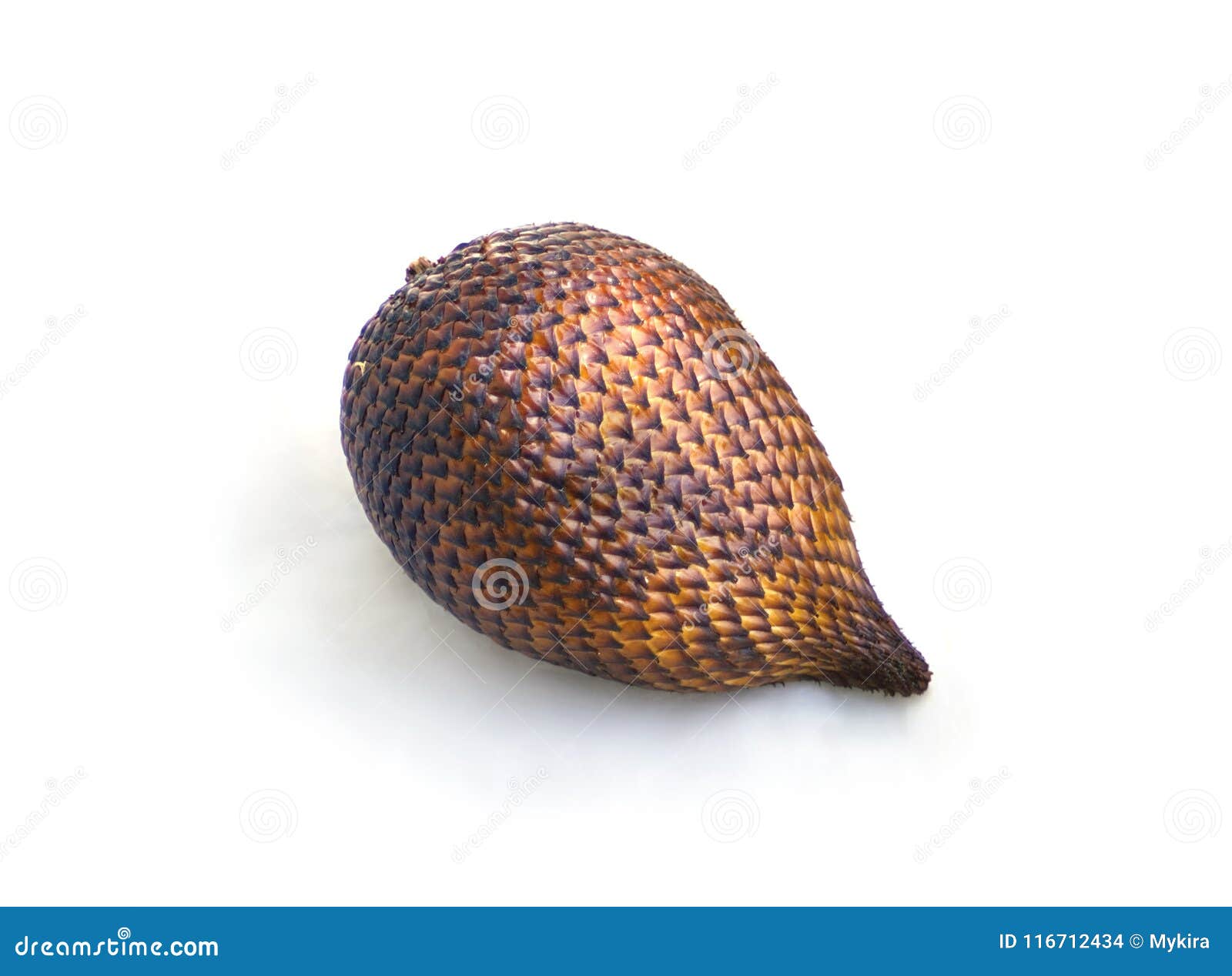 salak snake fruit  on white