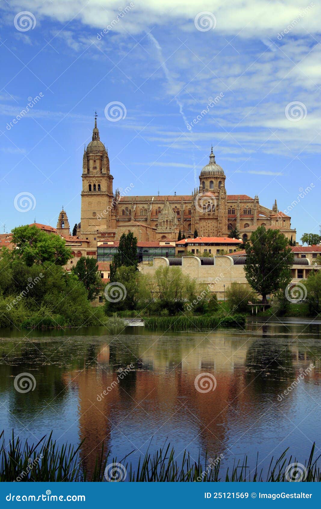 salamanca cathedral - view from the river