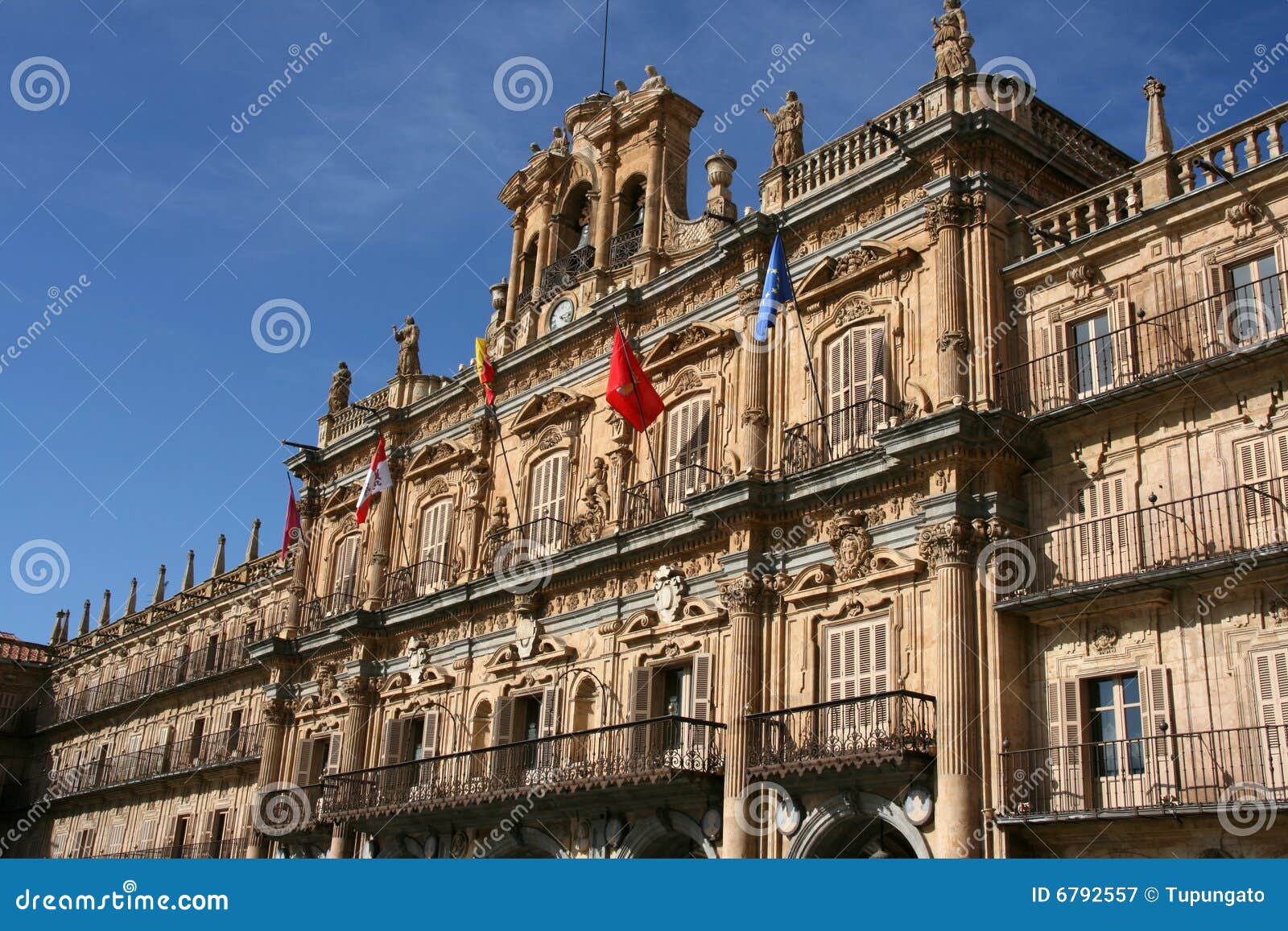Salamanca square stock image. Image of main, tourism, building 6792557