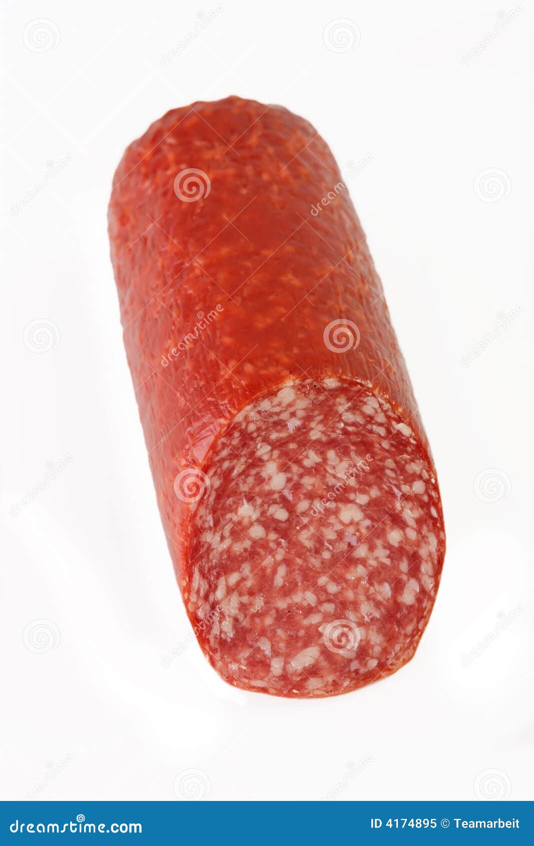 Salame duro immagine stock. Immagine di grasso, rinforzi 4174895