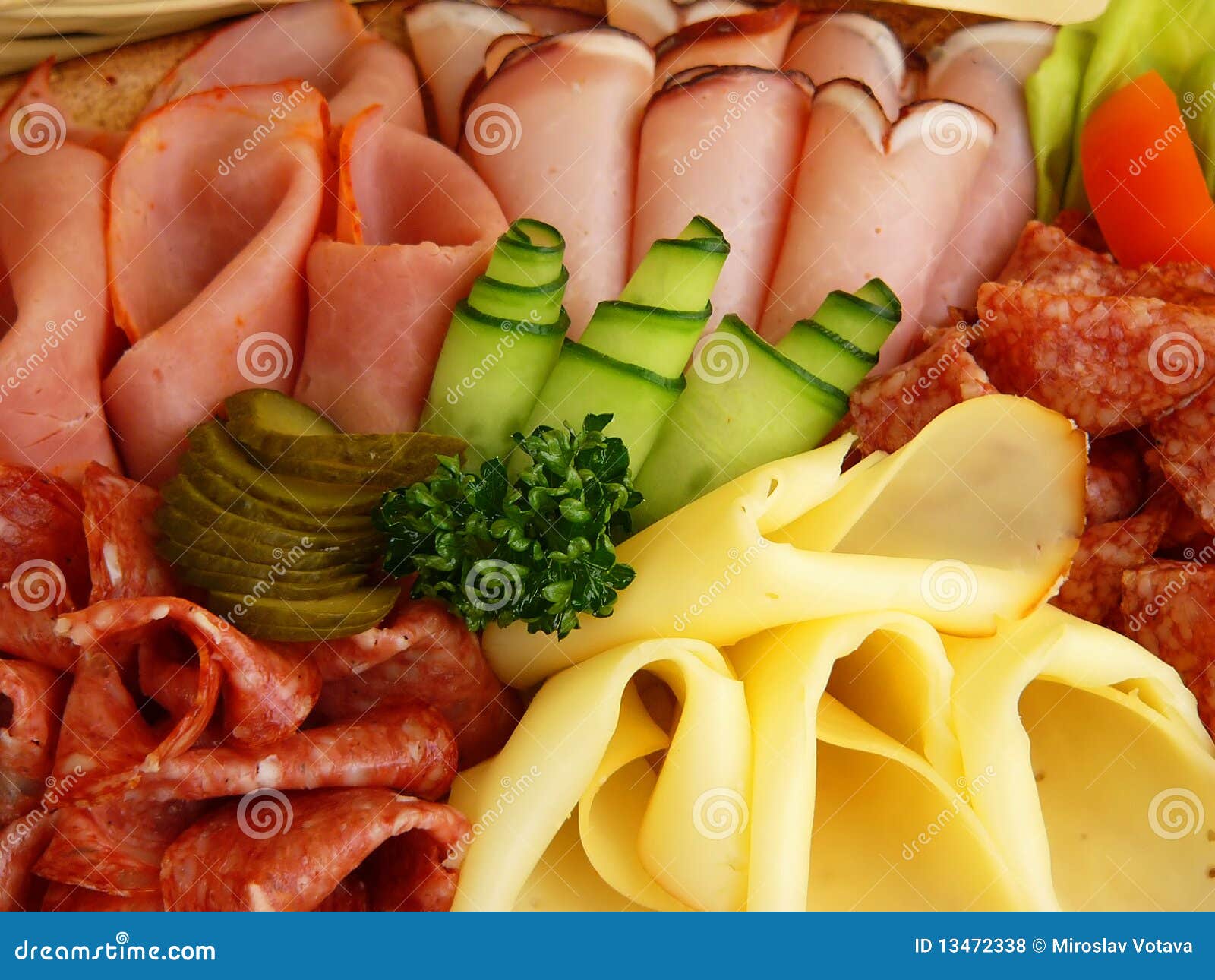 Salami stock photo. Image of kitchen, meat, dinner, diet 13472338