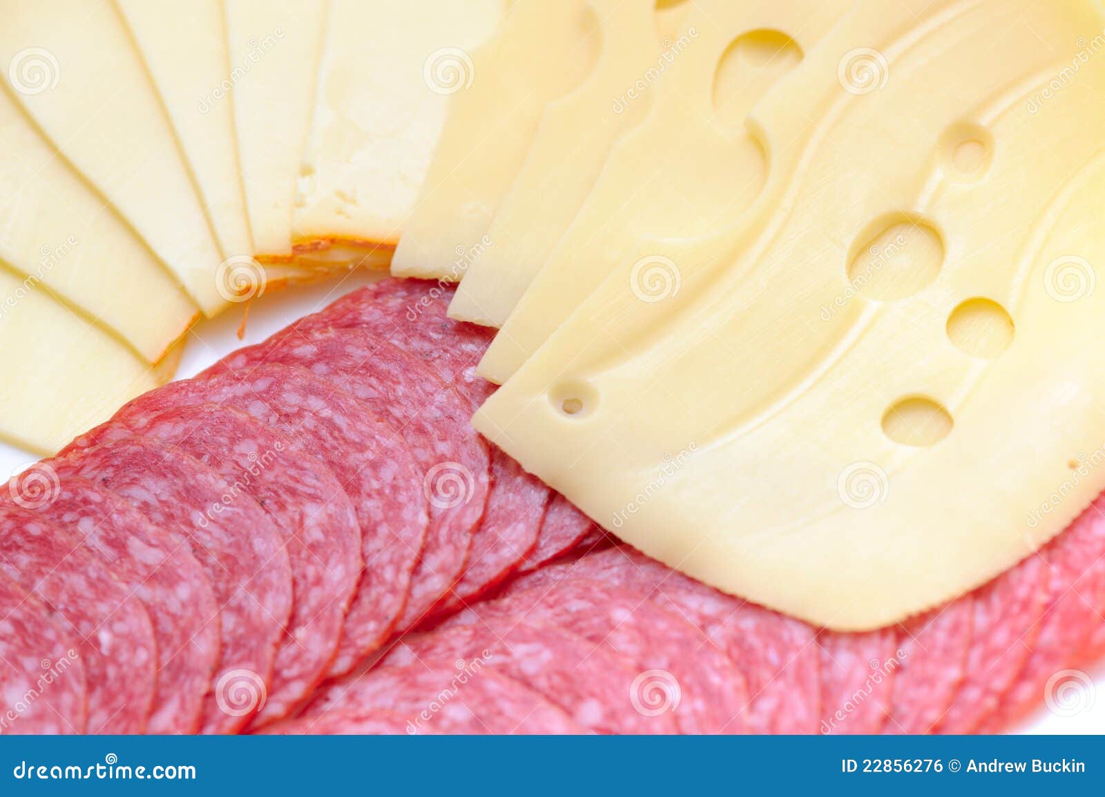 Salami and cheese stock photo. Image of healthy, parmesan 22856276