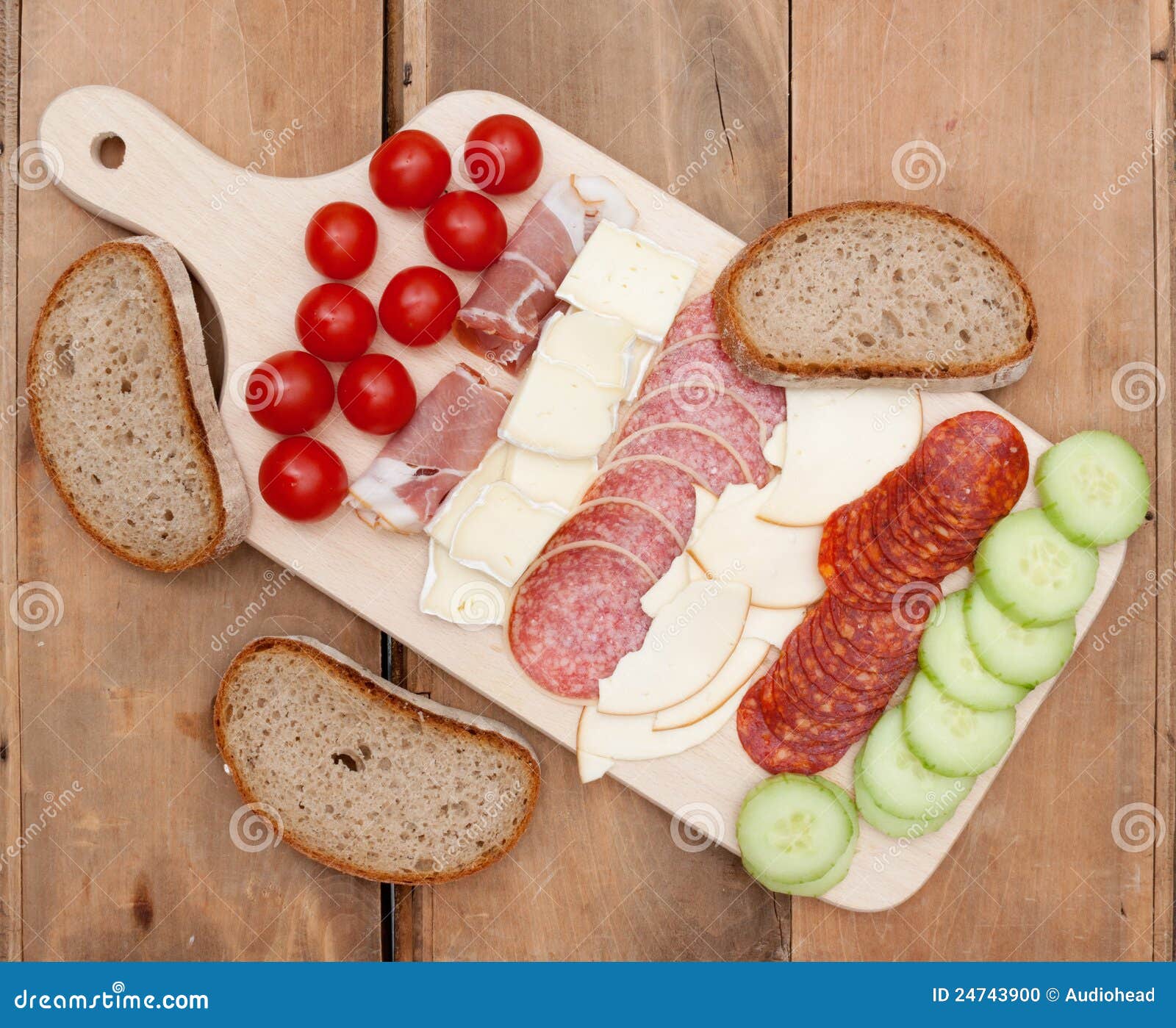 Salami and Cheese stock photo. Image of gourmet, lunch 24743900