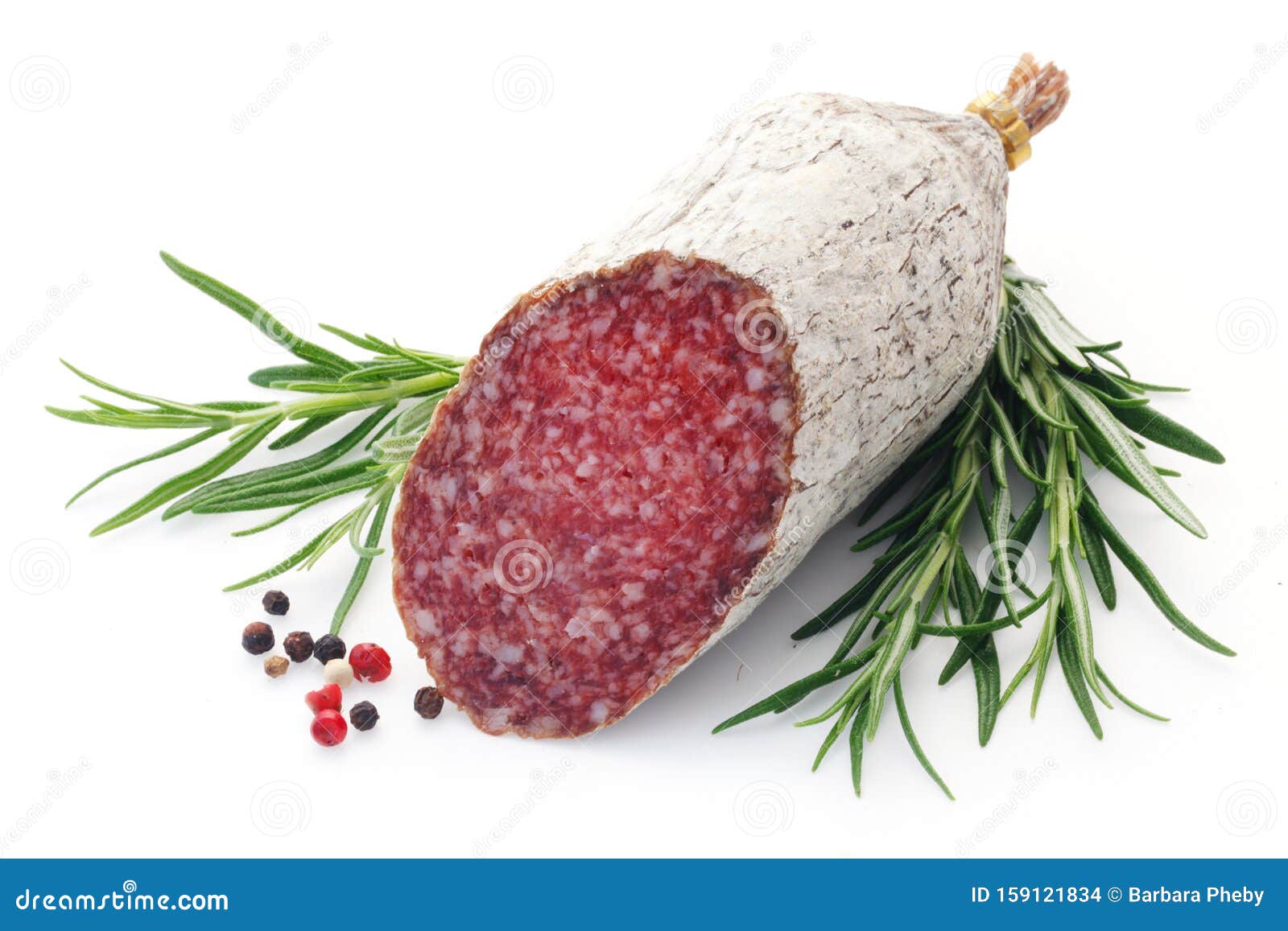Salami stock photo. Image of hungarian, meat, unhealthy 159121834