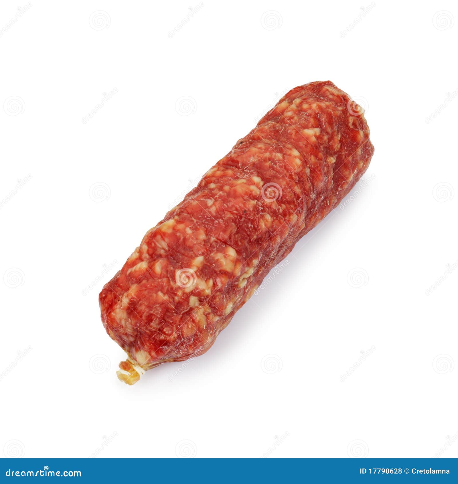 Salami italiano. foto de archivo. Imagen de salchicha 17790628