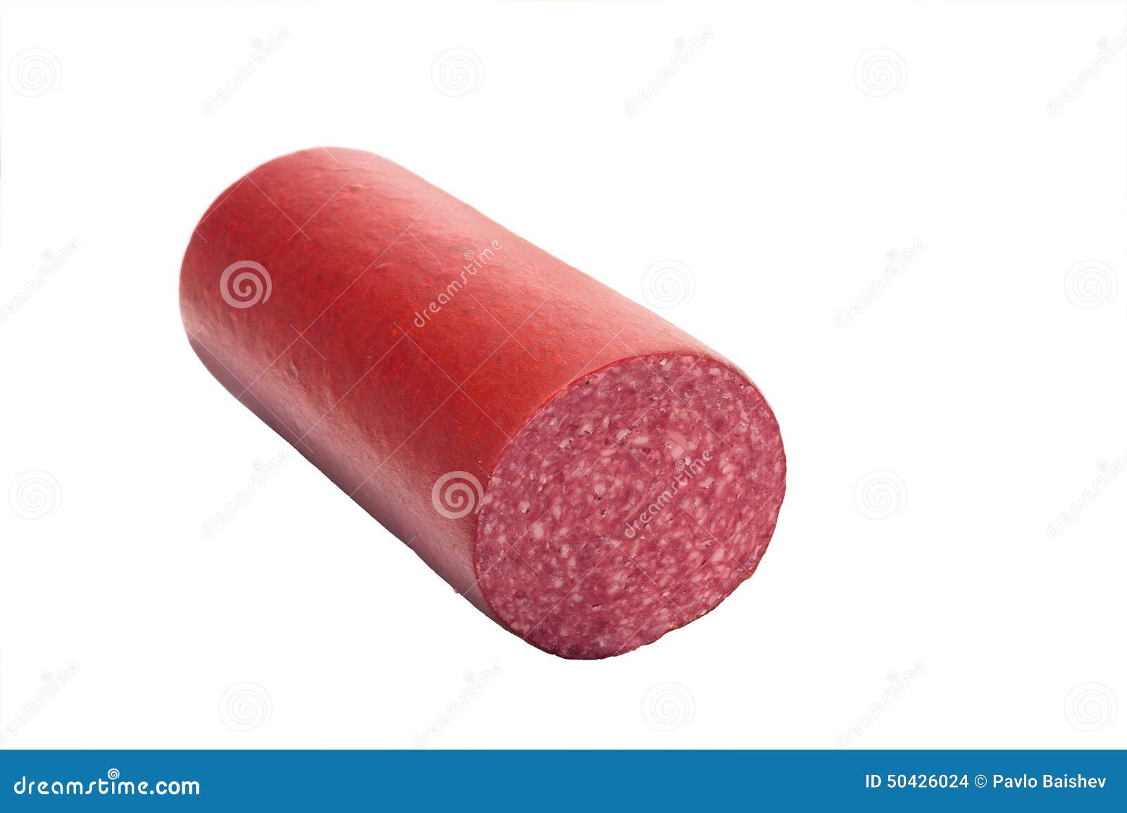 Salami sausage stock photo. Image of beef, breakfast 50426024