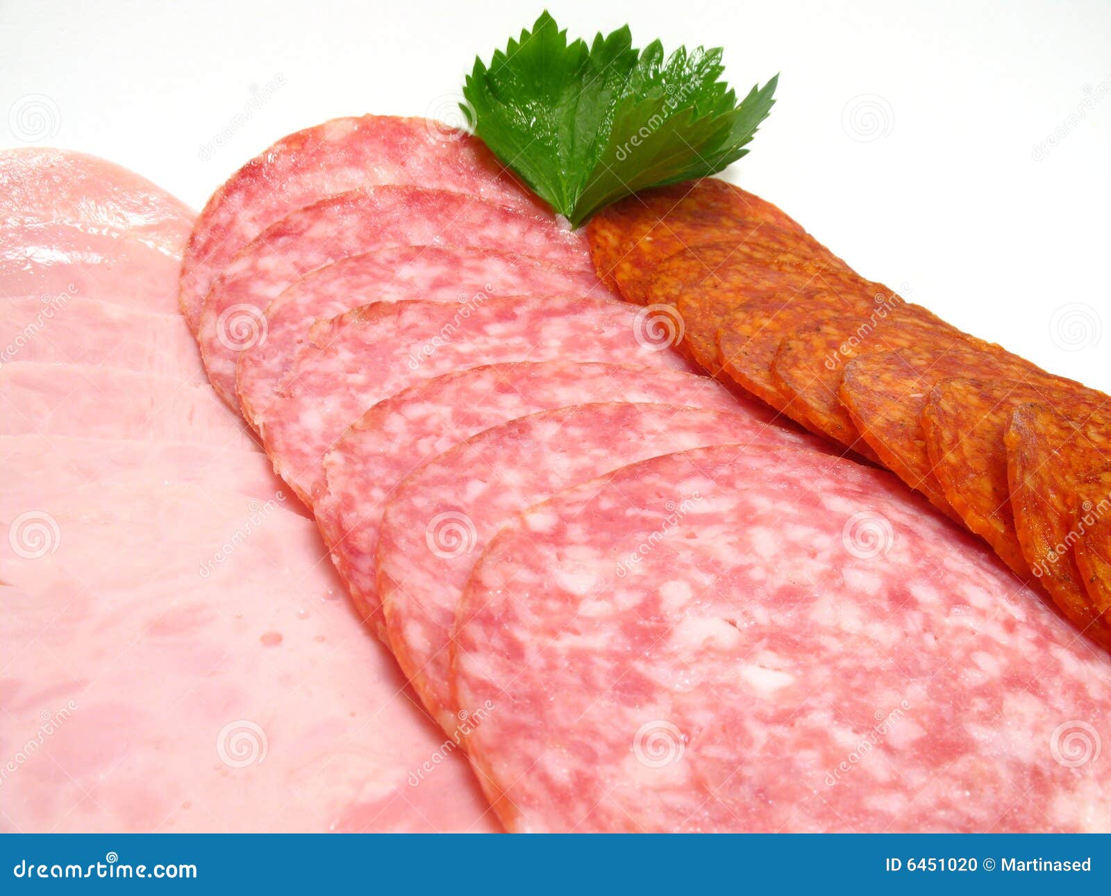 Salamis stock photo. Image of kind, ground, meat, kishaw 6451020