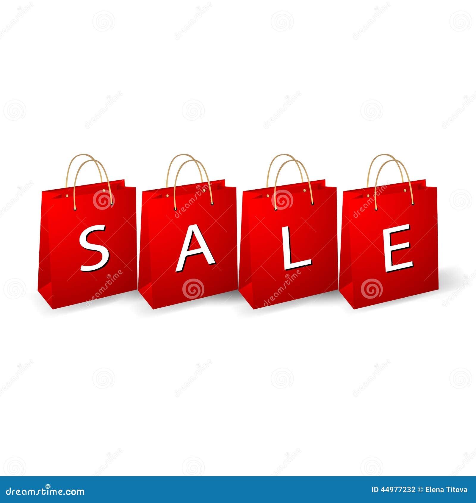 Sale bags stock vector. Illustration of color, consumerism - 44977232