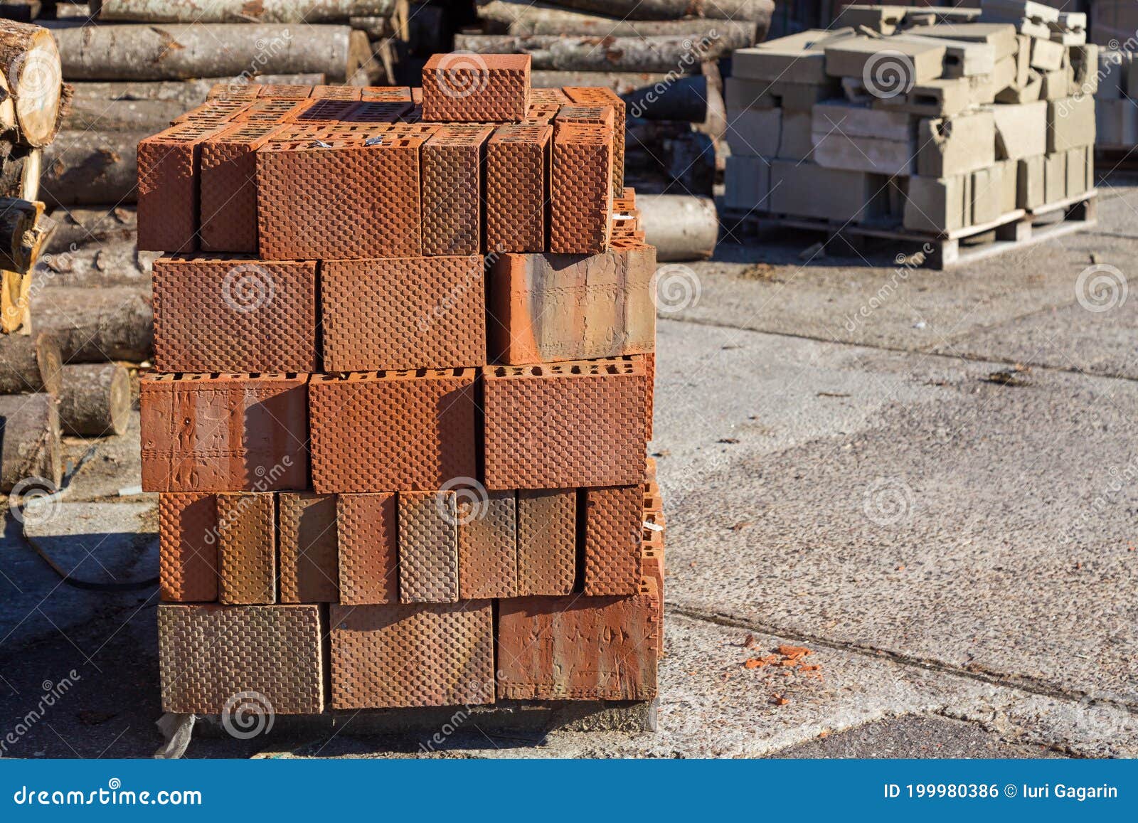 Sale of Bricks for Construction. Wholesale Base of Building Materials