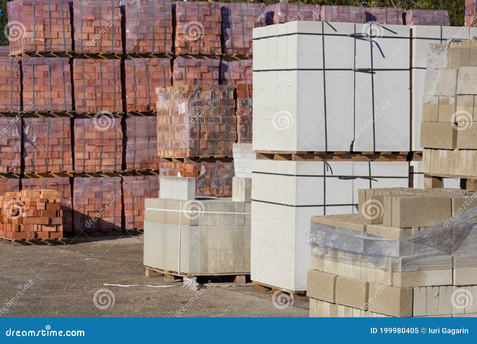 Sale of Bricks for Construction. Wholesale Base of Building Materials