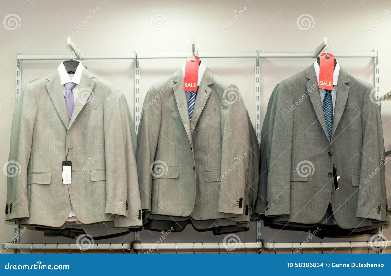 Sale clothes. stock photo. Image of apparel, monochrome 58386834