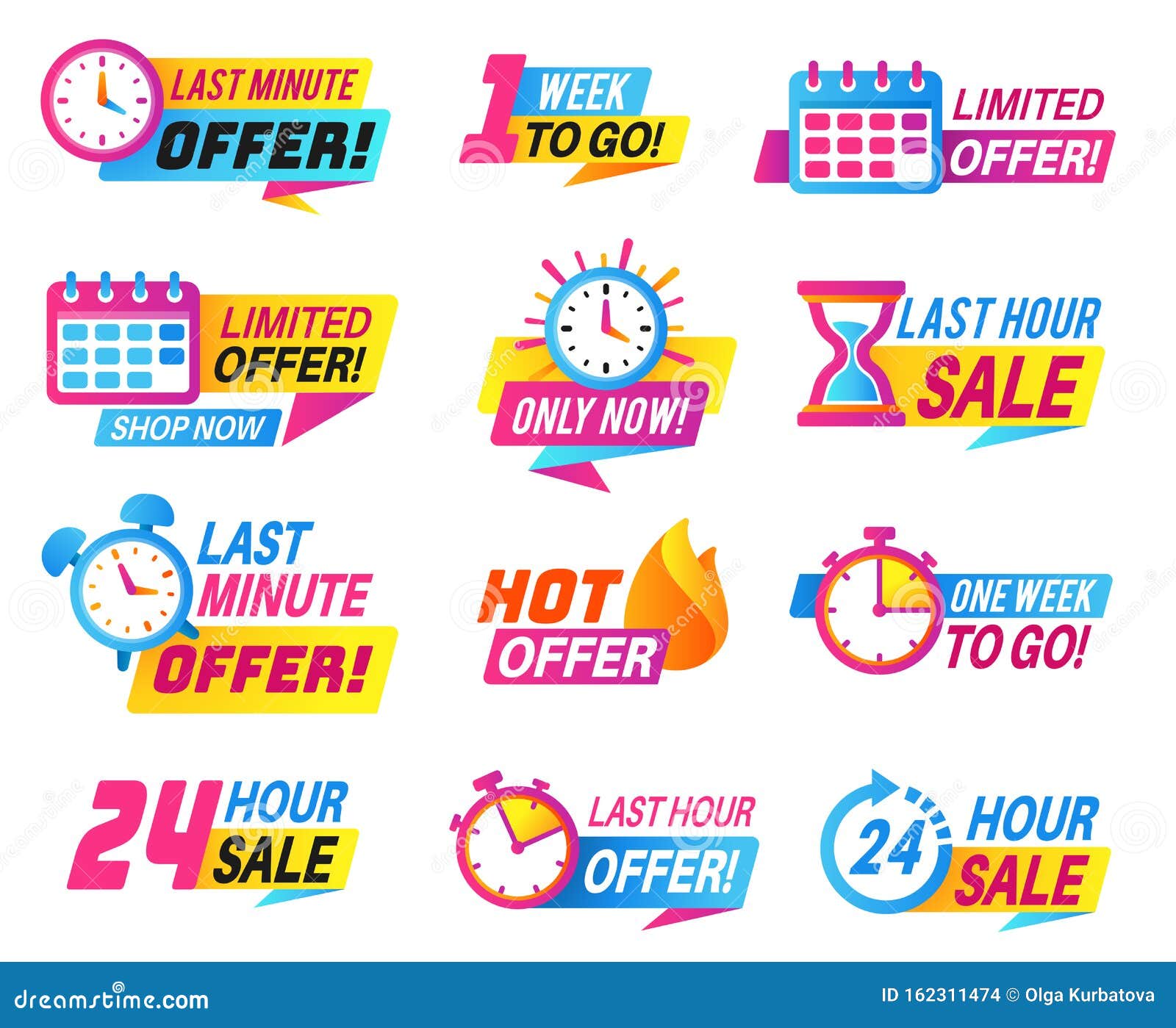 Premium Vector  Countdown left 1 hours banner count time sale