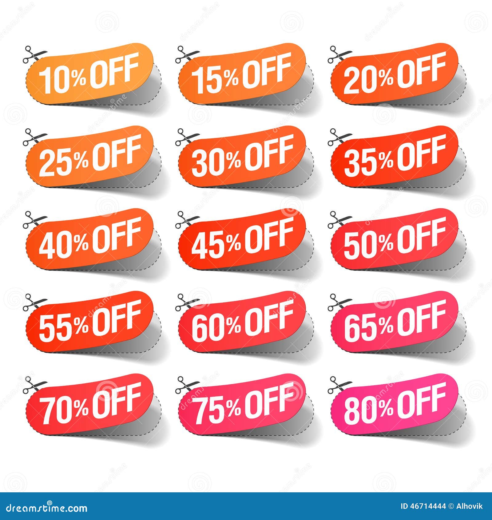 Sale coupons stock vector. Illustration of market, purchase 46714444