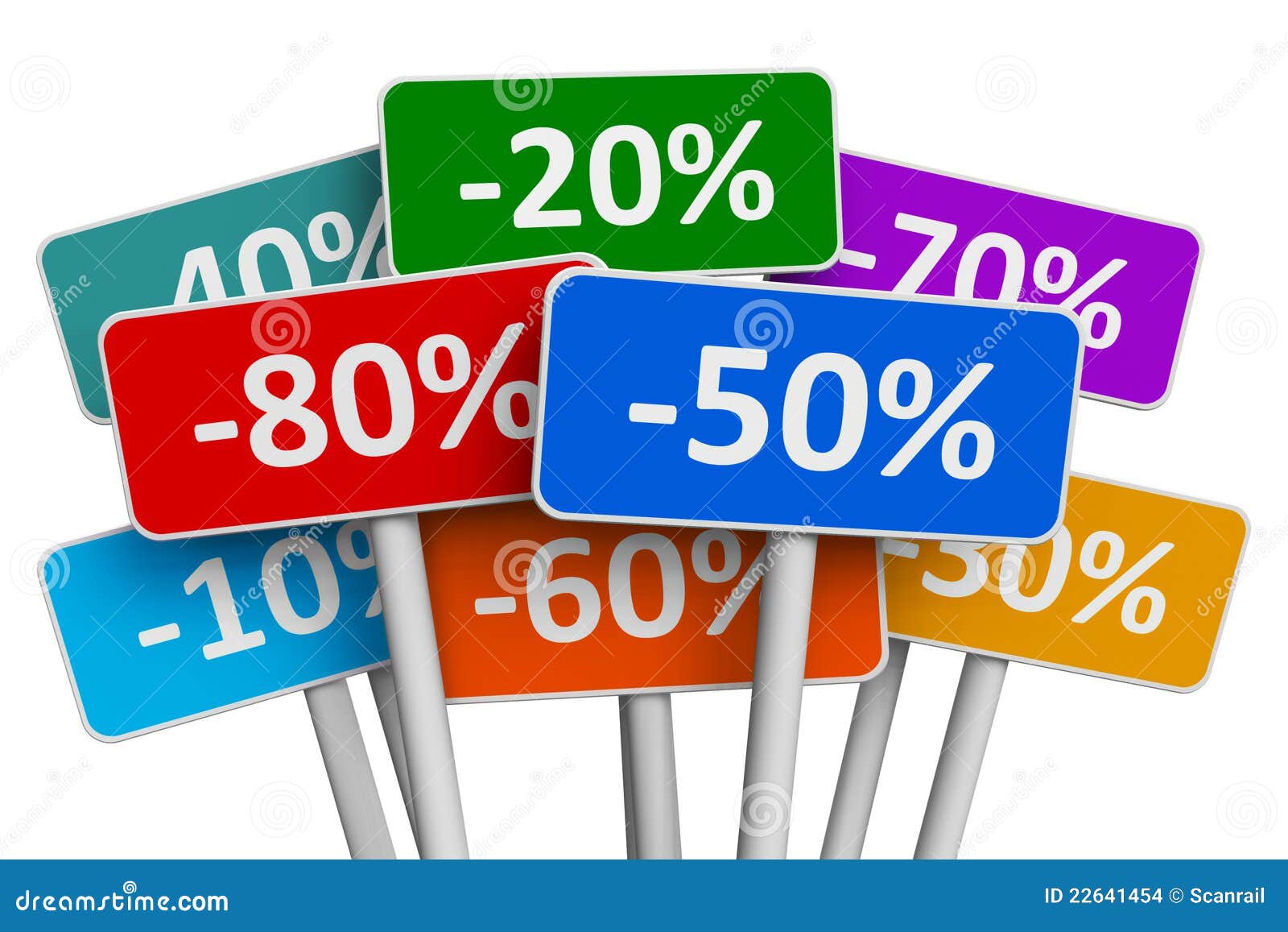 Sale and discount concept stock illustration. Illustration of idea