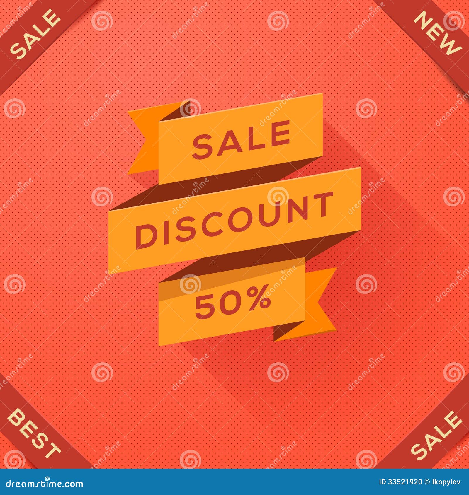 Sale, Discount Paper Folding Design Stock Vector Illustration of background, arrival 33521920