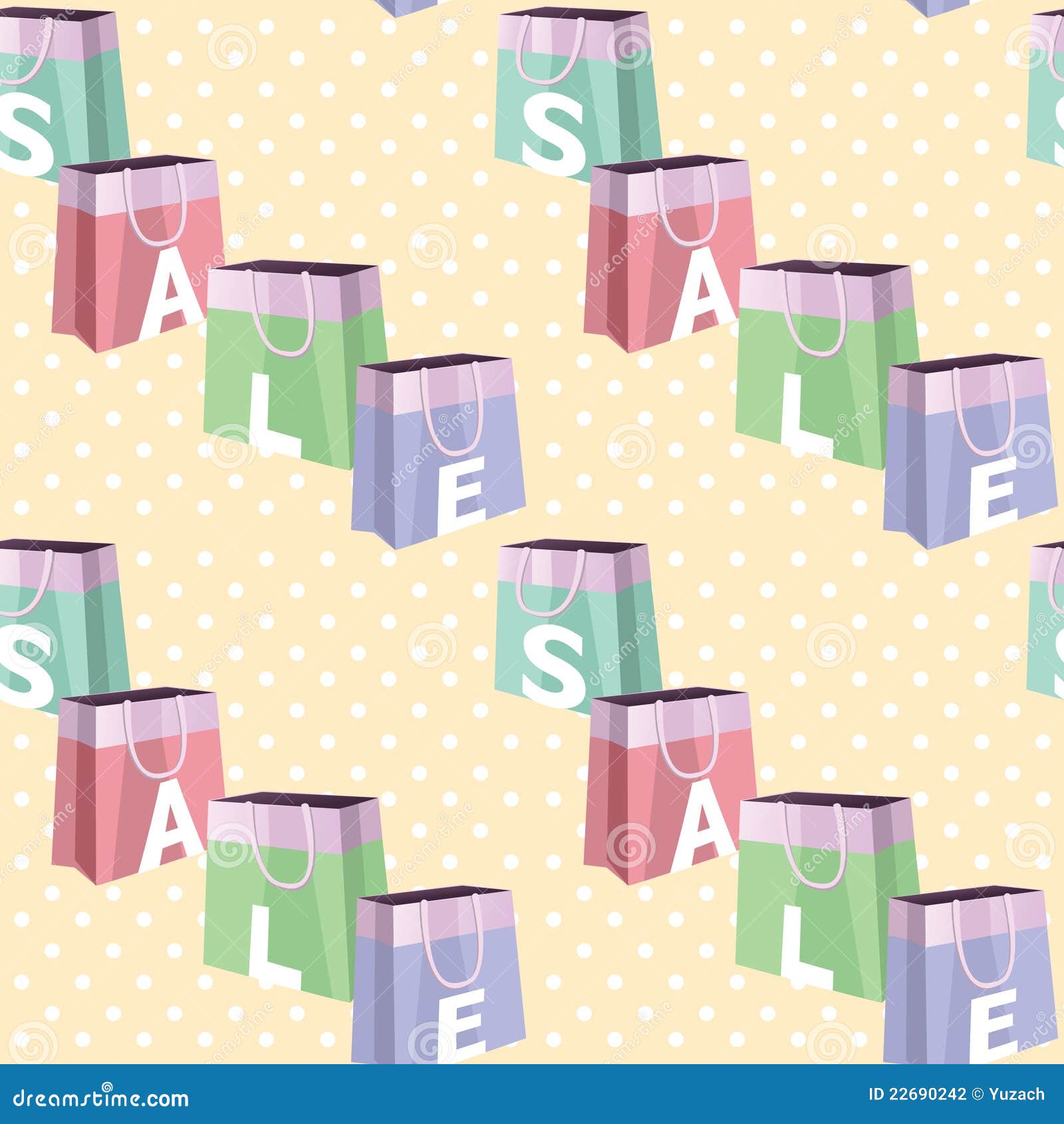 Sale Discount Seamless Pattern Stock Vector Illustration of discount