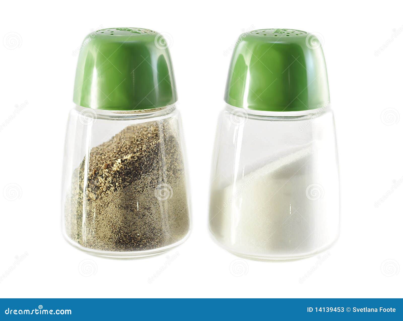 Sale e pepe immagine stock. Immagine di plastica, oggetto 14139453