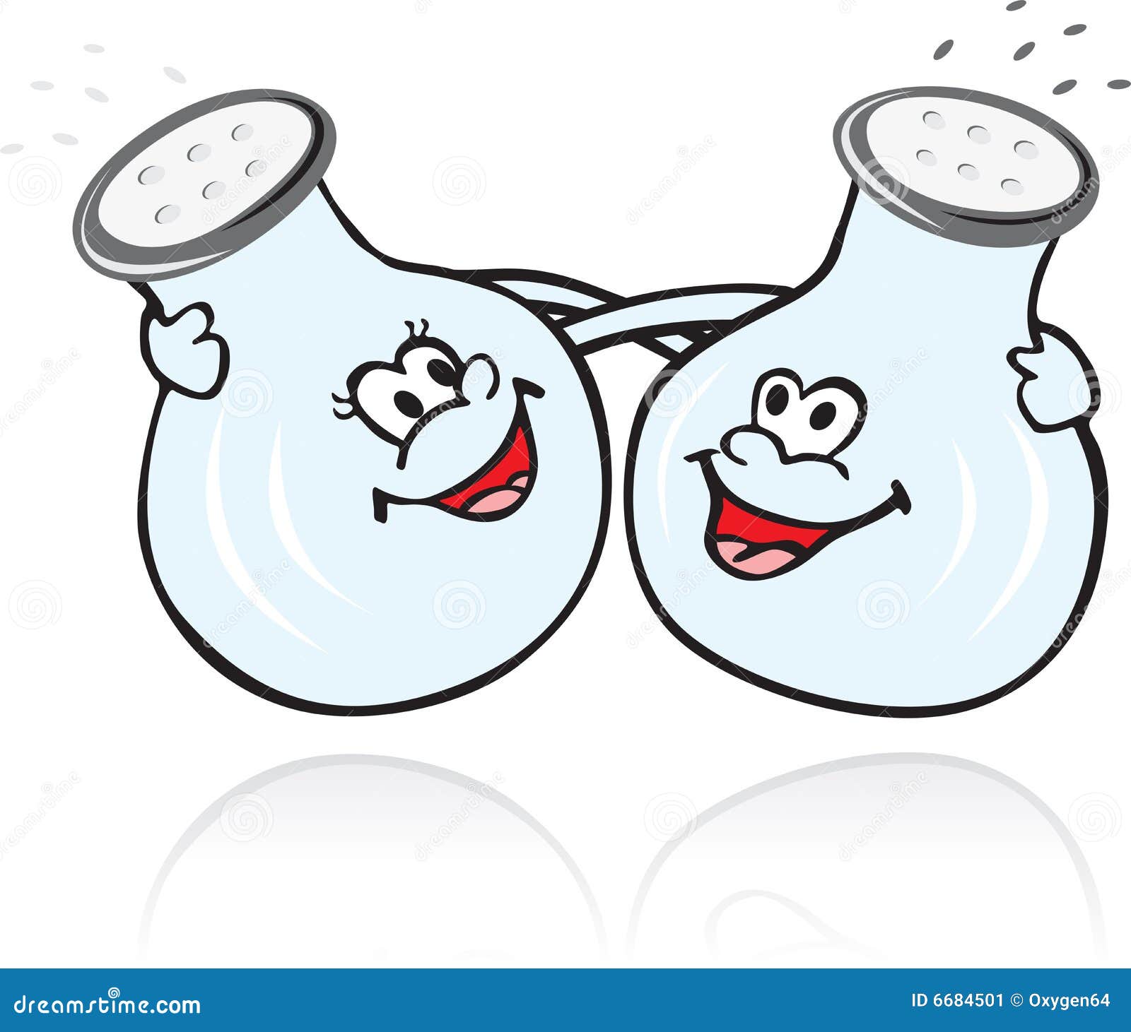 Sale e pepe illustrazione vettoriale. Illustrazione di miscelazione 6684501