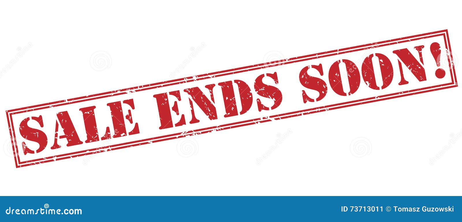 Sale ends soon! red stamp stock illustration. Illustration of sticker