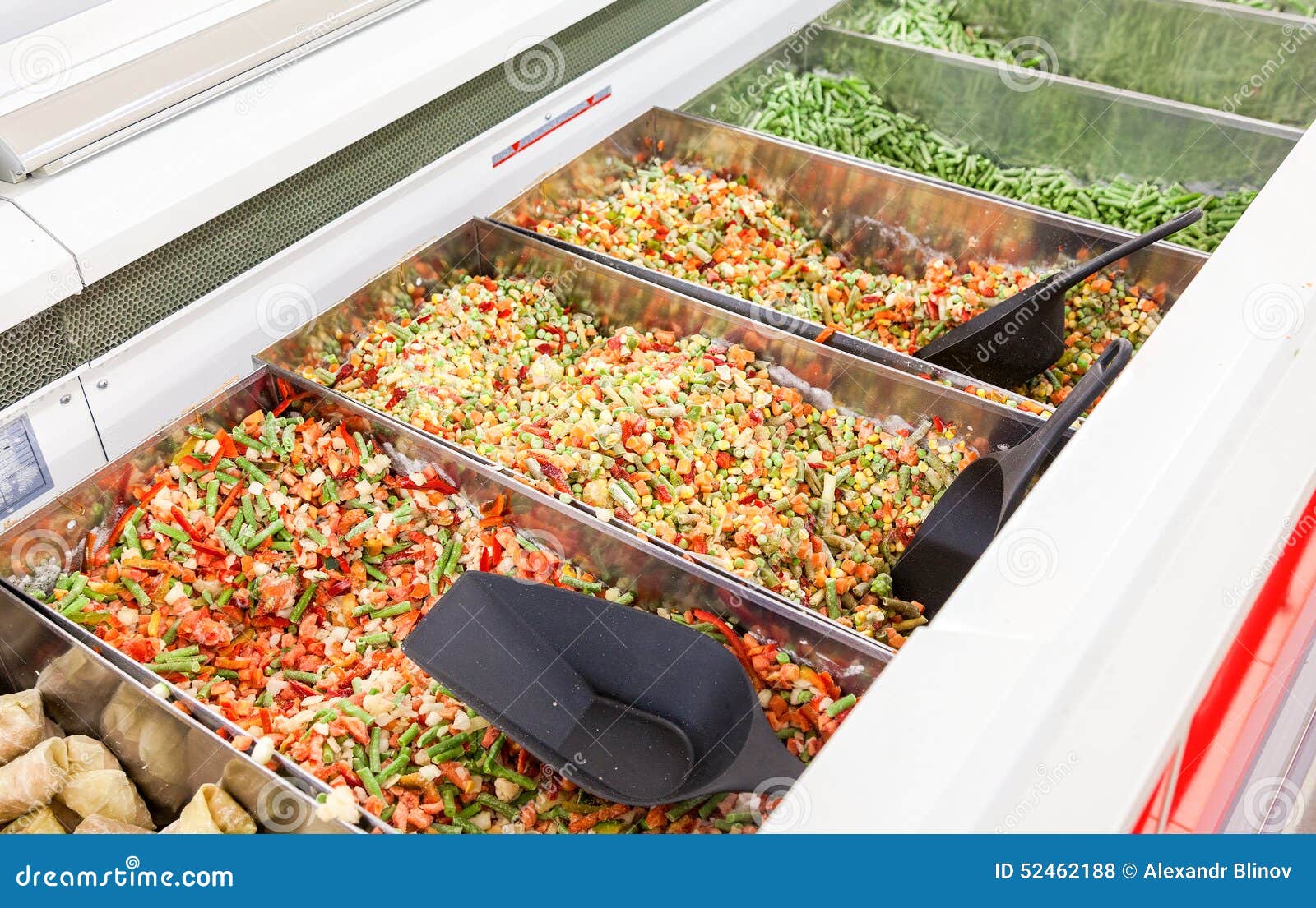 store frozen fruits and vegetables at