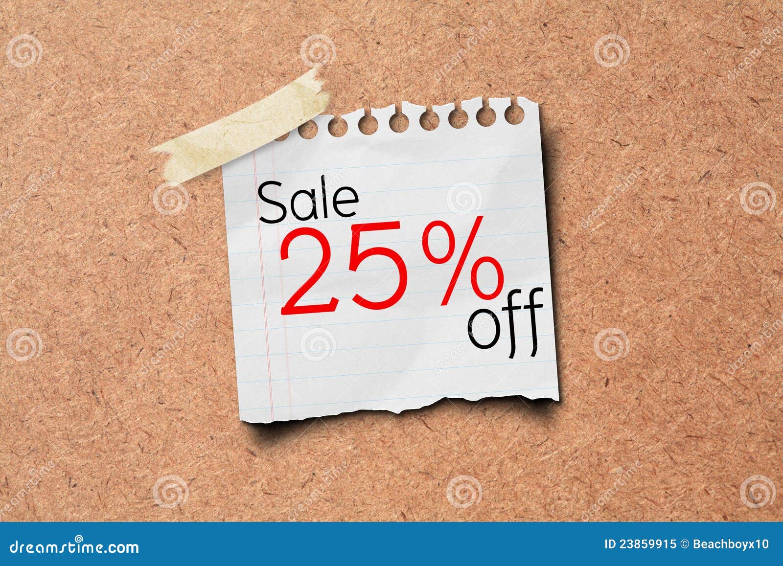 Sale paper