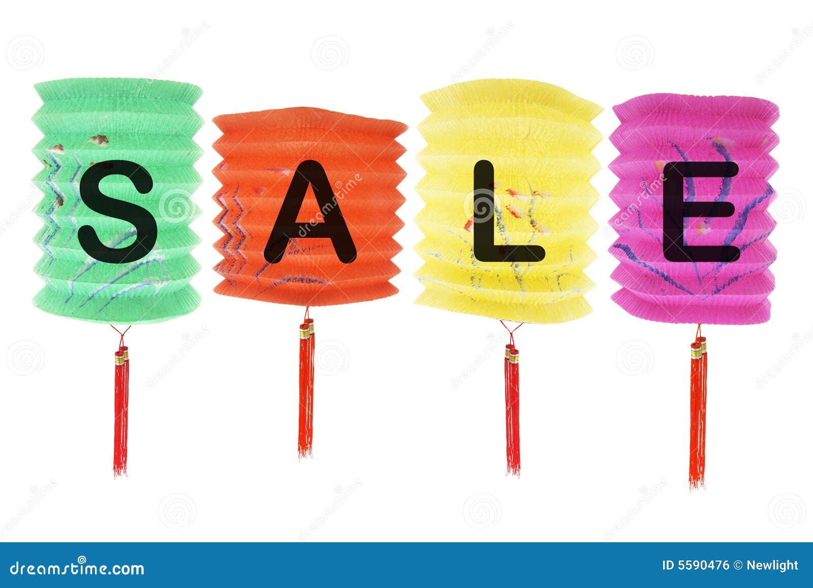 Sale Paper Lanterns stock photo. Image of celebration 5590476