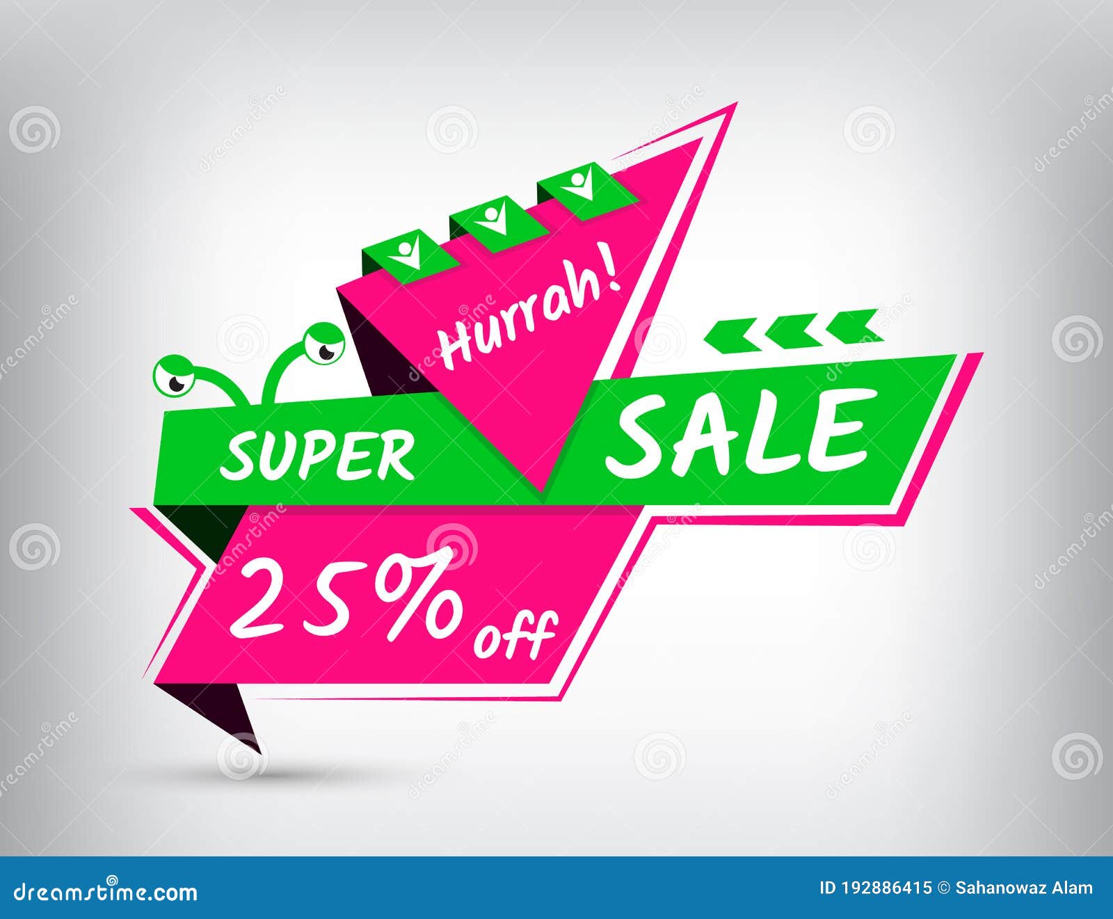 sale price tag  template . discount label . special offer, eye and tag. super sale, hurrah up to 25% off