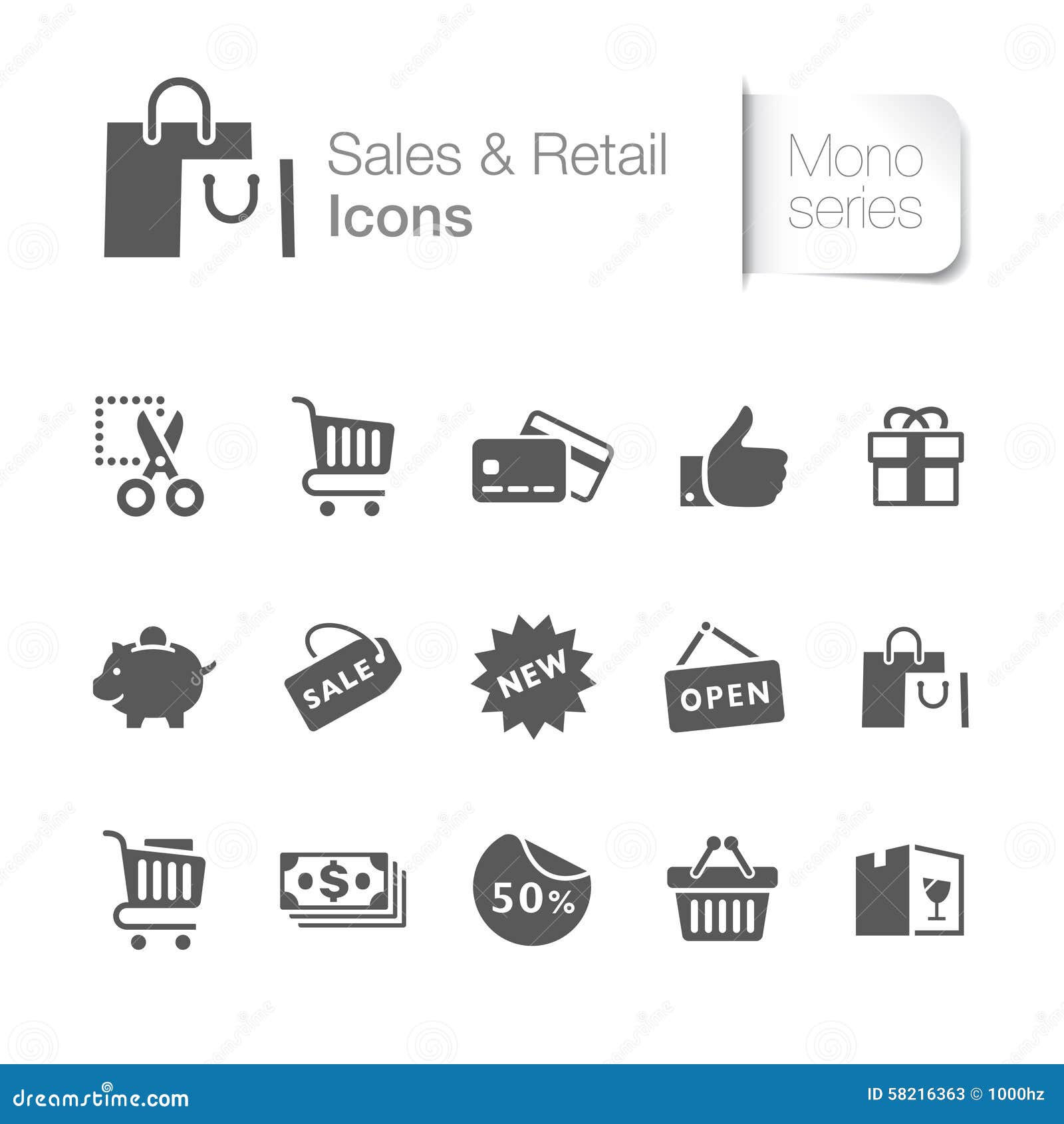 sale & retail related icons