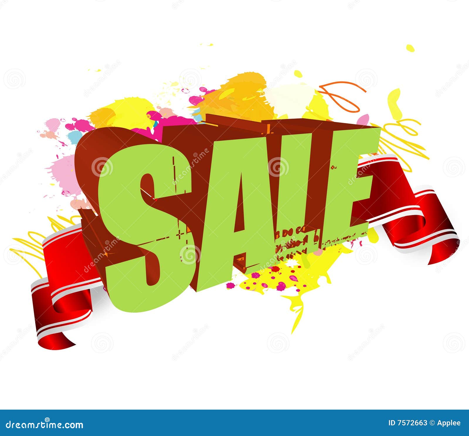 Sale sign for retail shops stock vector. Illustration of advertisement
