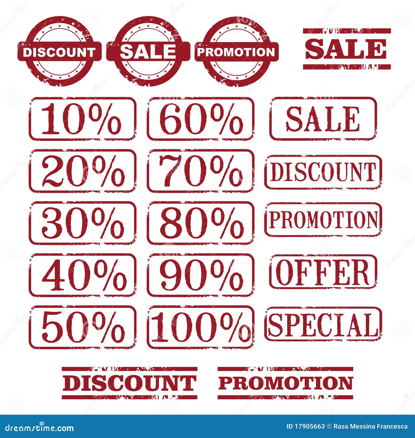 Sale stamps stock vector. Illustration of shopping, signs 17905663