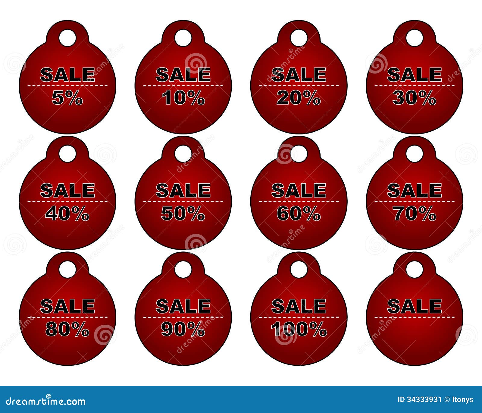 Sale stamps set stock illustration. Illustration of collection 34333931