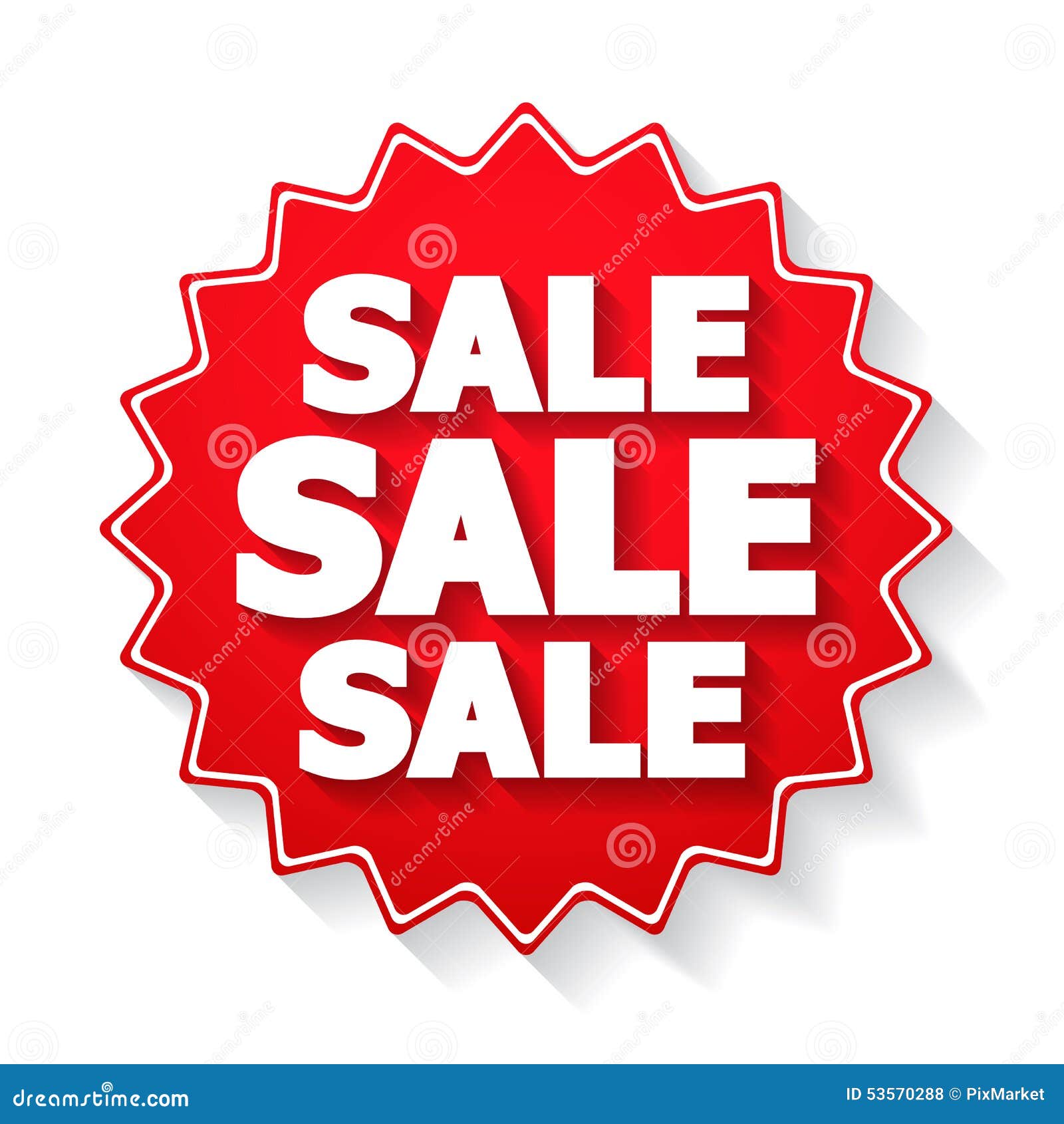 Sale Sticker stock vector. Illustration of sticker, sale 53570288