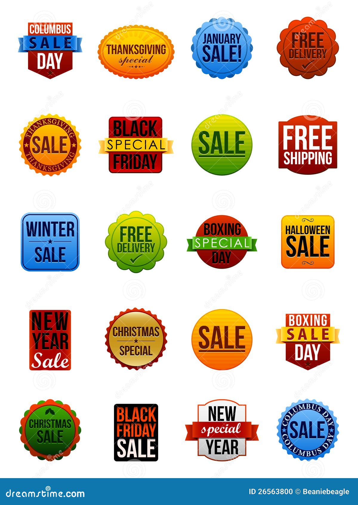 sale stickers