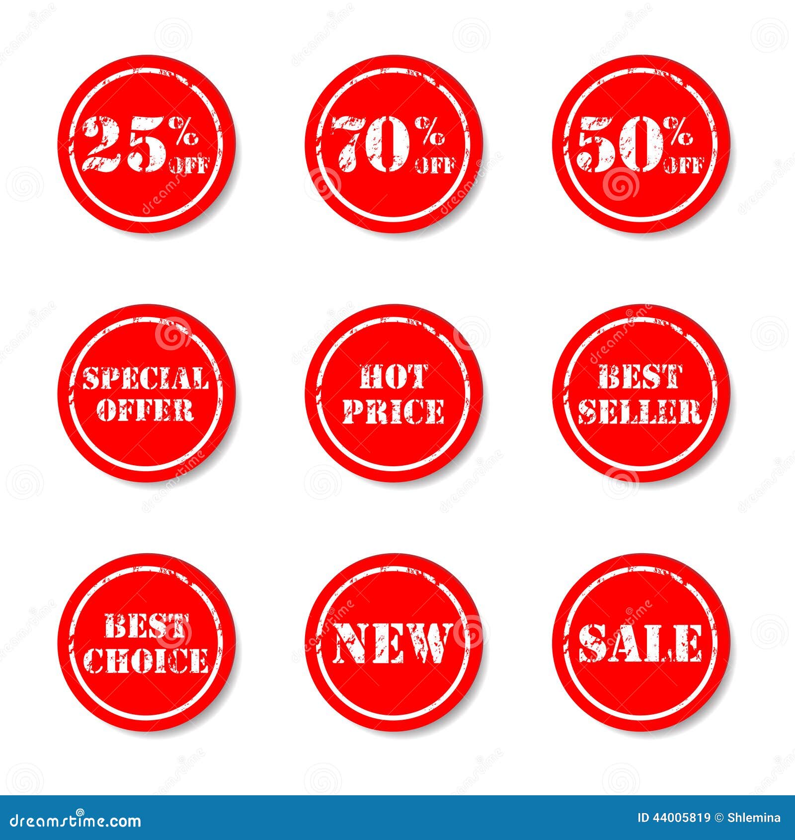 Sale stickers stock vector. Illustration of element, sale 44005819