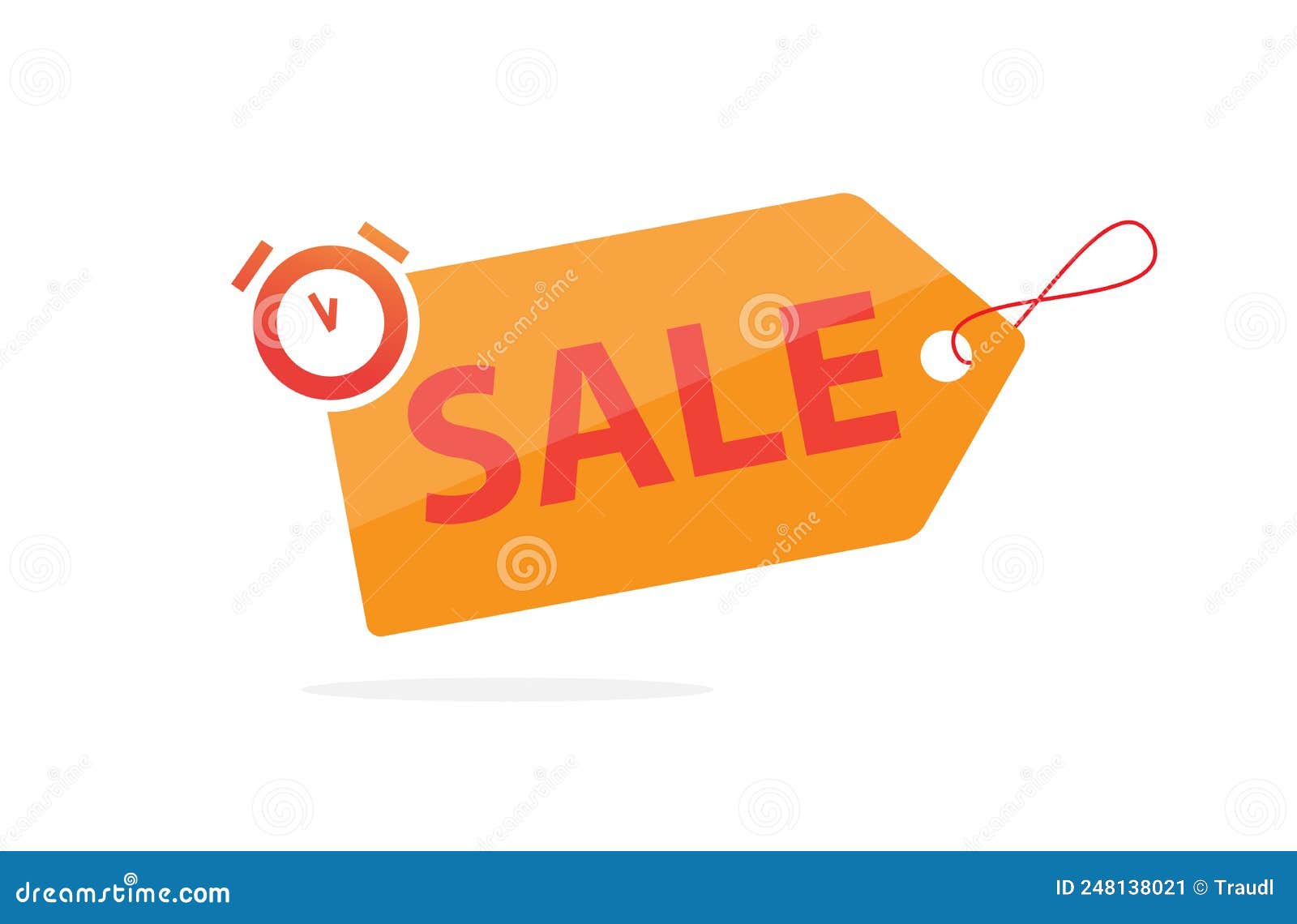 Sale Tag Design. Discount Tag Design. Vector Illustration. Stock