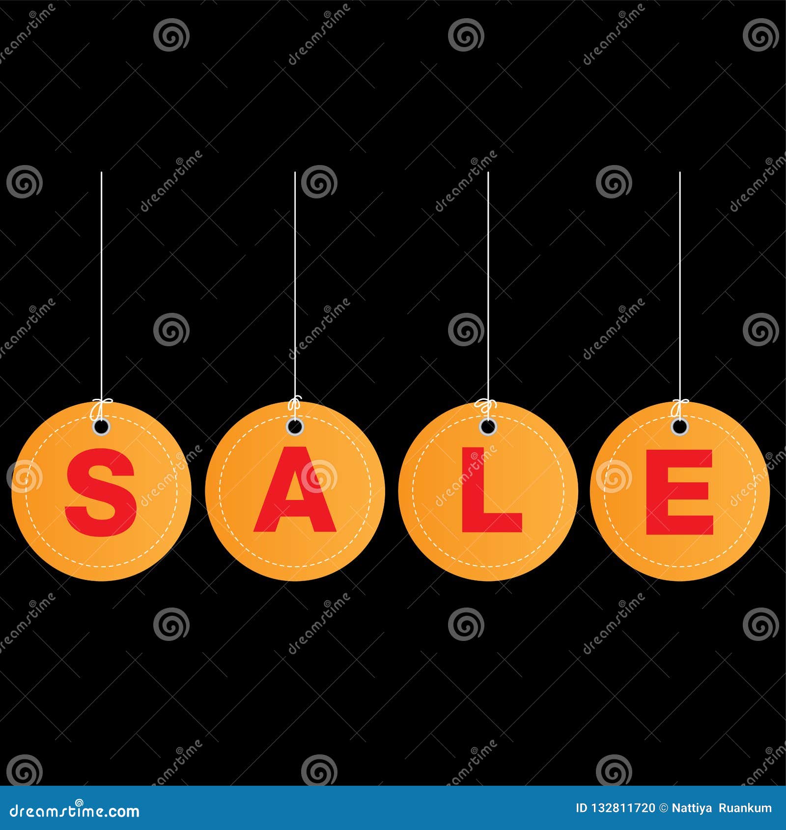 Sale Tags on Background Vector Image Stock Vector - Illustration of