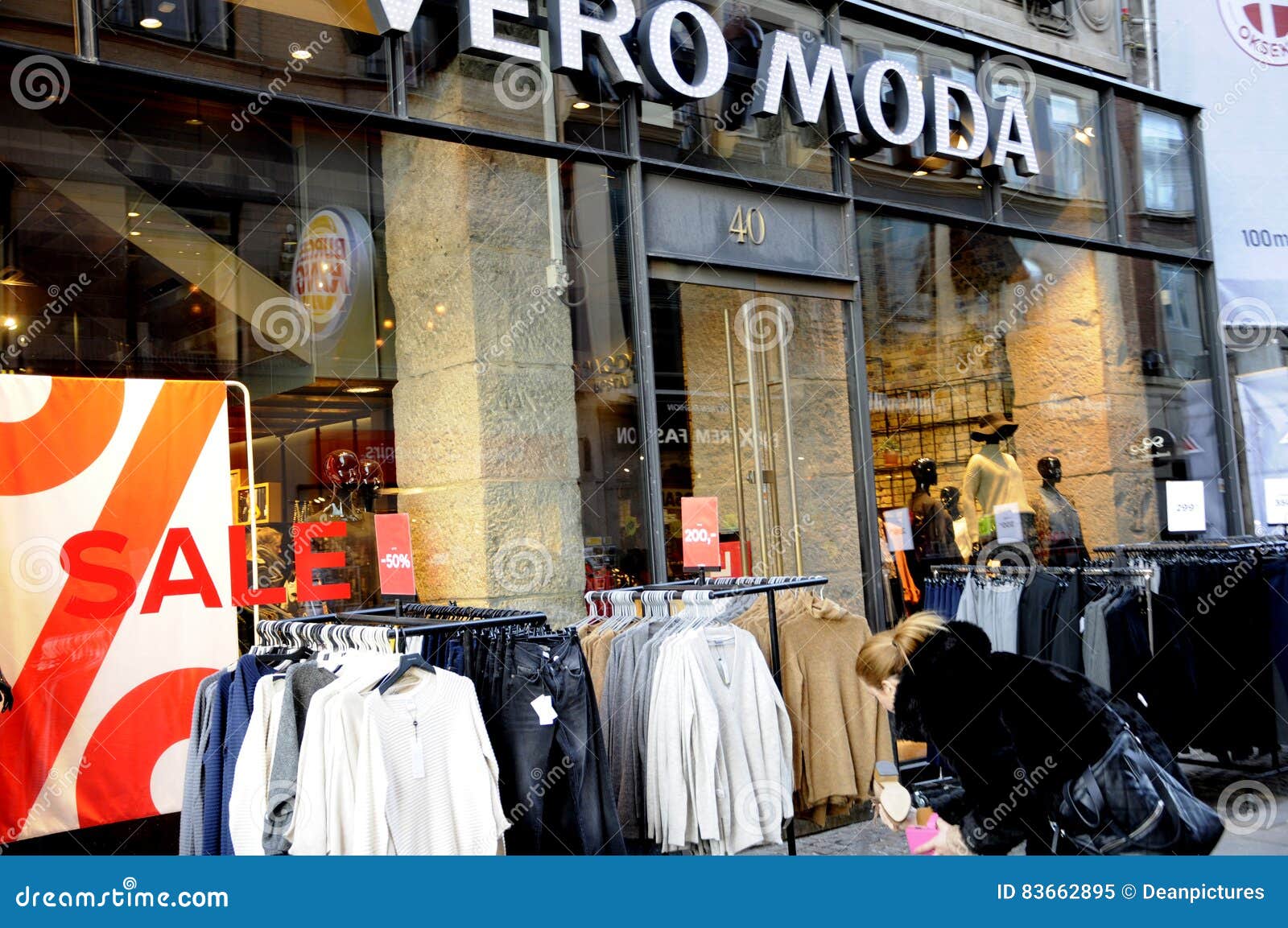 Sale at vero moda store editorial Image of finances - 83662895