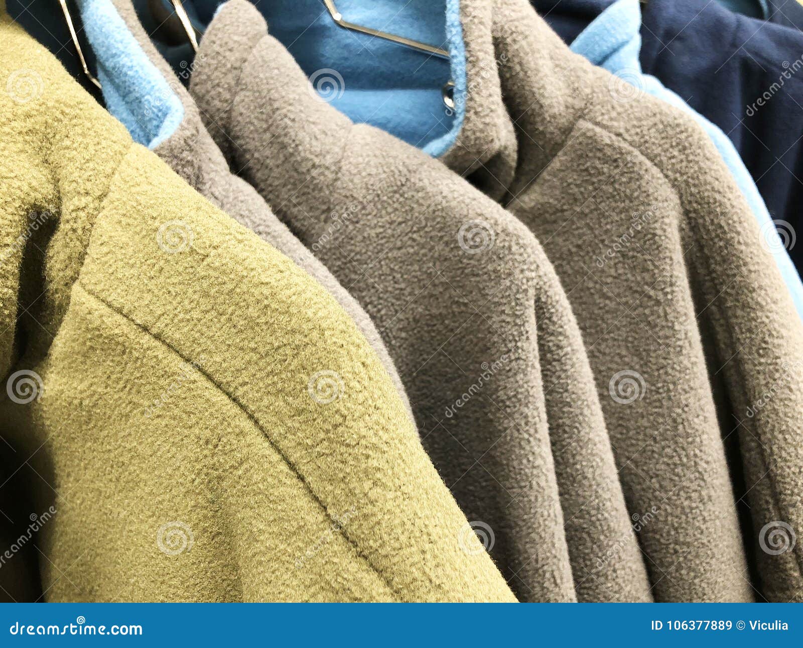 Sale of Warm Winter Clothes in the Store Stock Image Image of casual