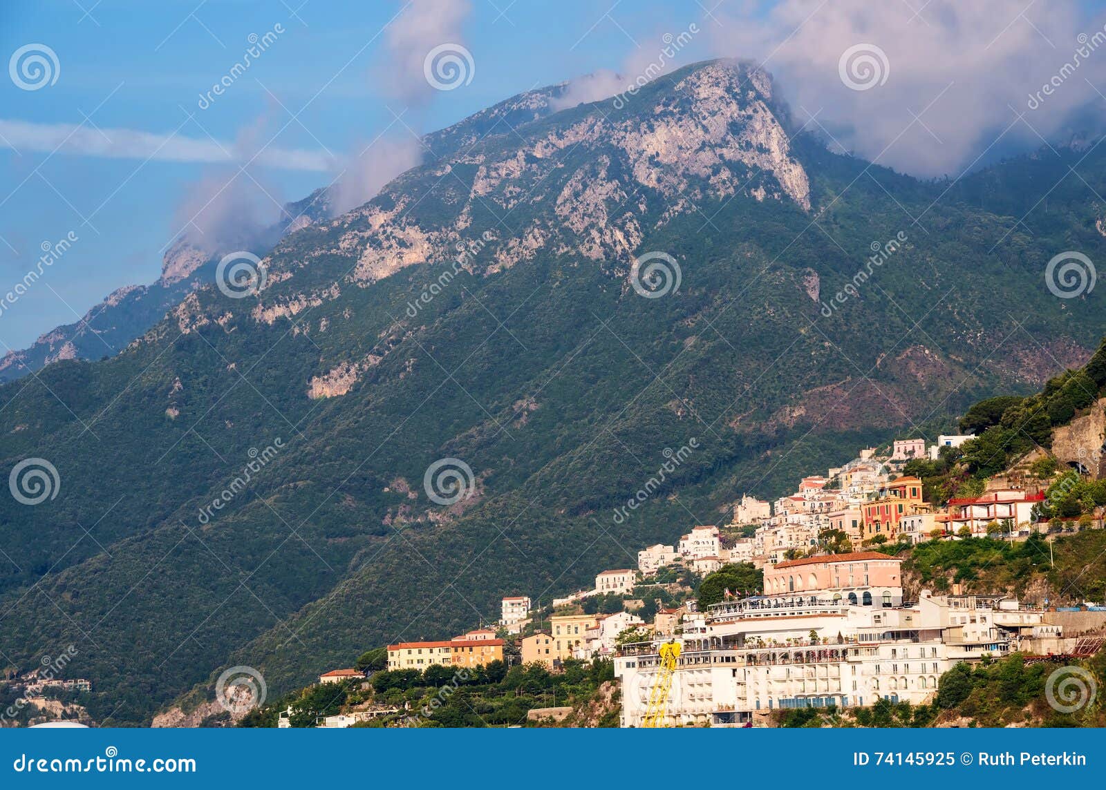 Salerno, Italien stockbild. Bild von küste, nave, ozean 74145925