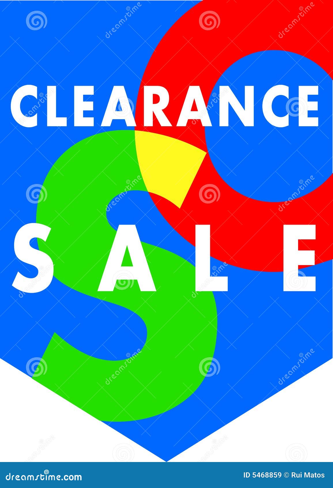 Sales clearance banner stock vector. Illustration of abatement 5468859