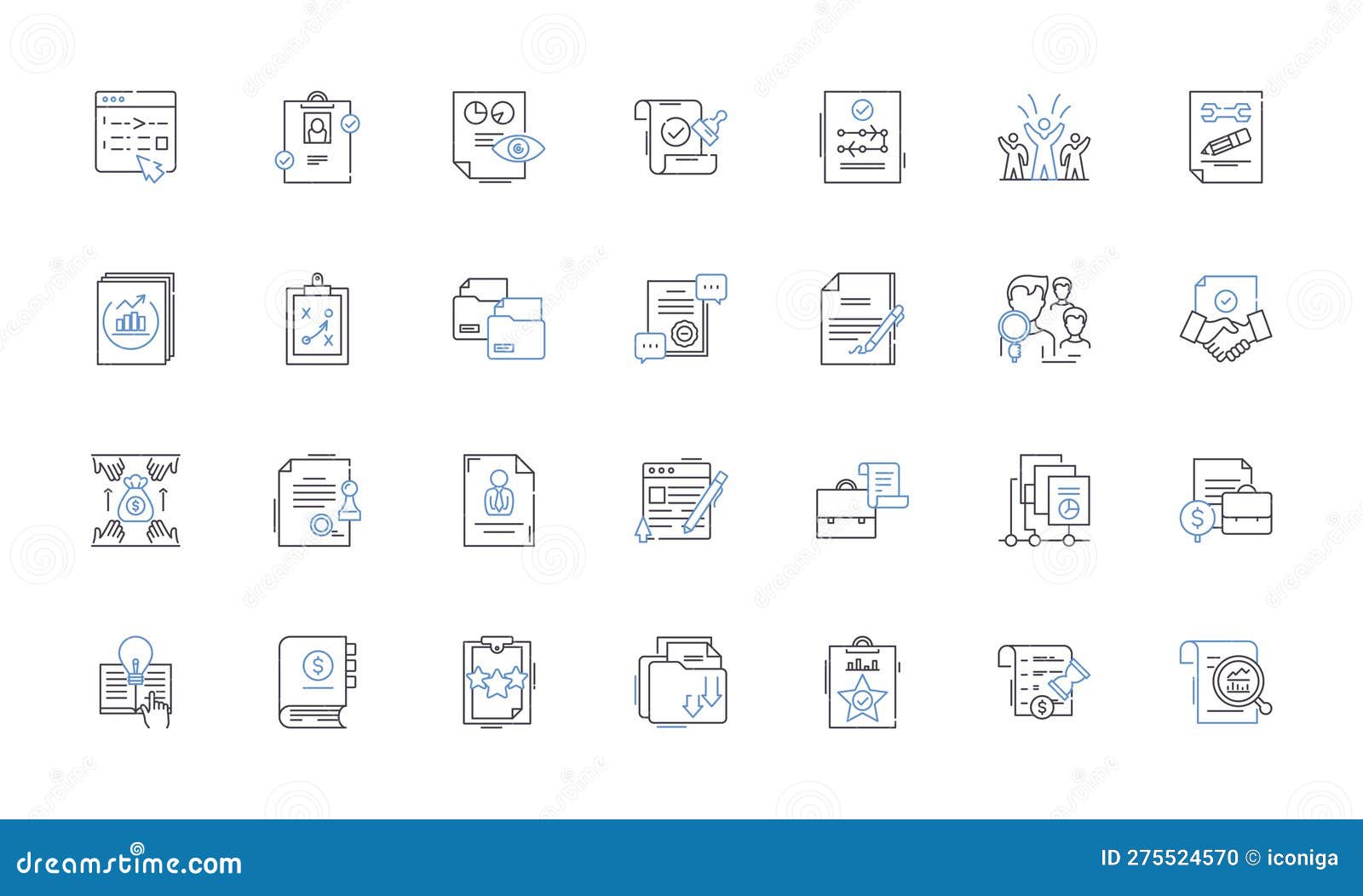 sales orders line icons collection. invoicing, shipping, returns, tracking, inventory, customer, payment  and