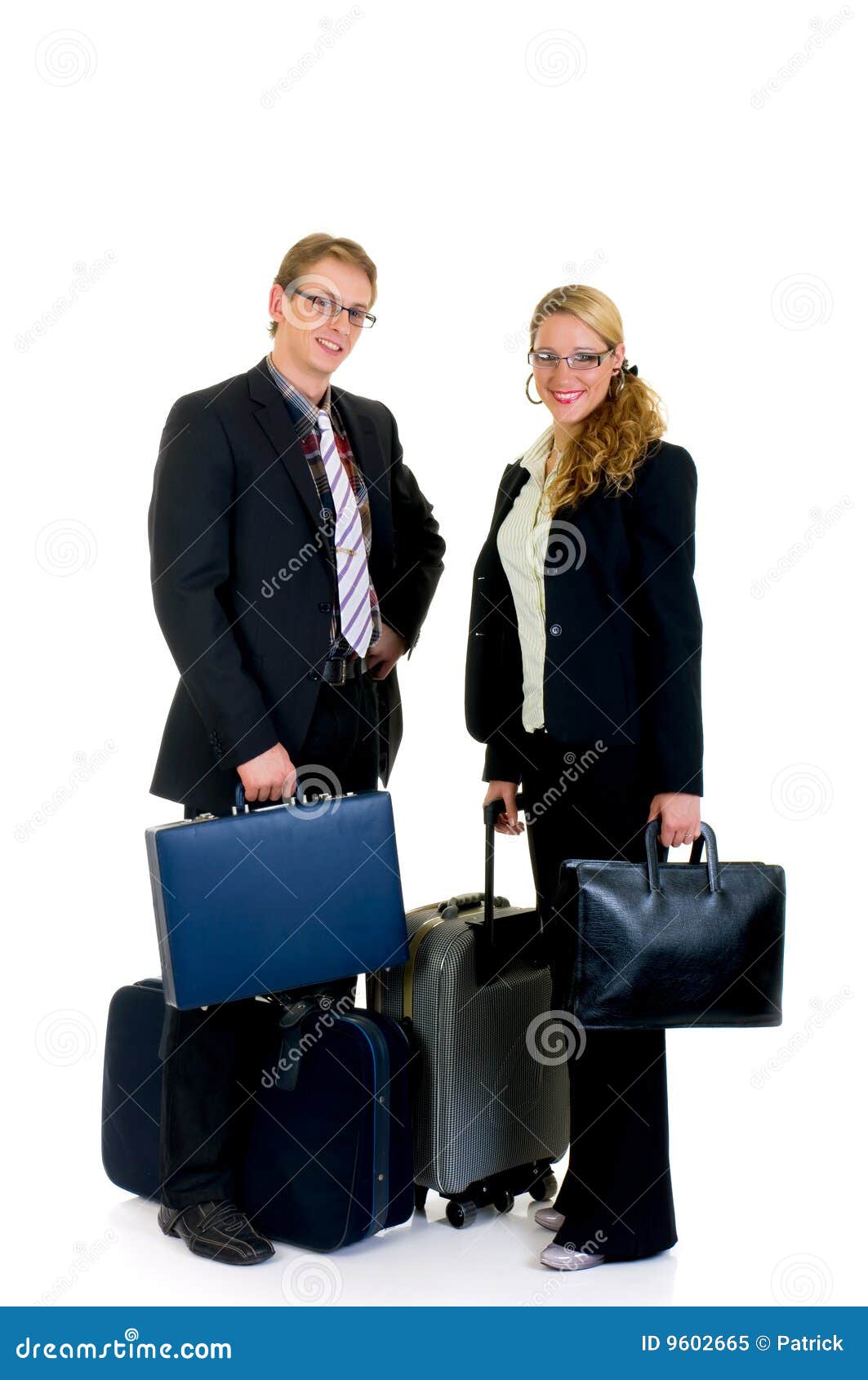 Sales Representatives, Travelers Stock Image Image of suitcase, handsome 9602665