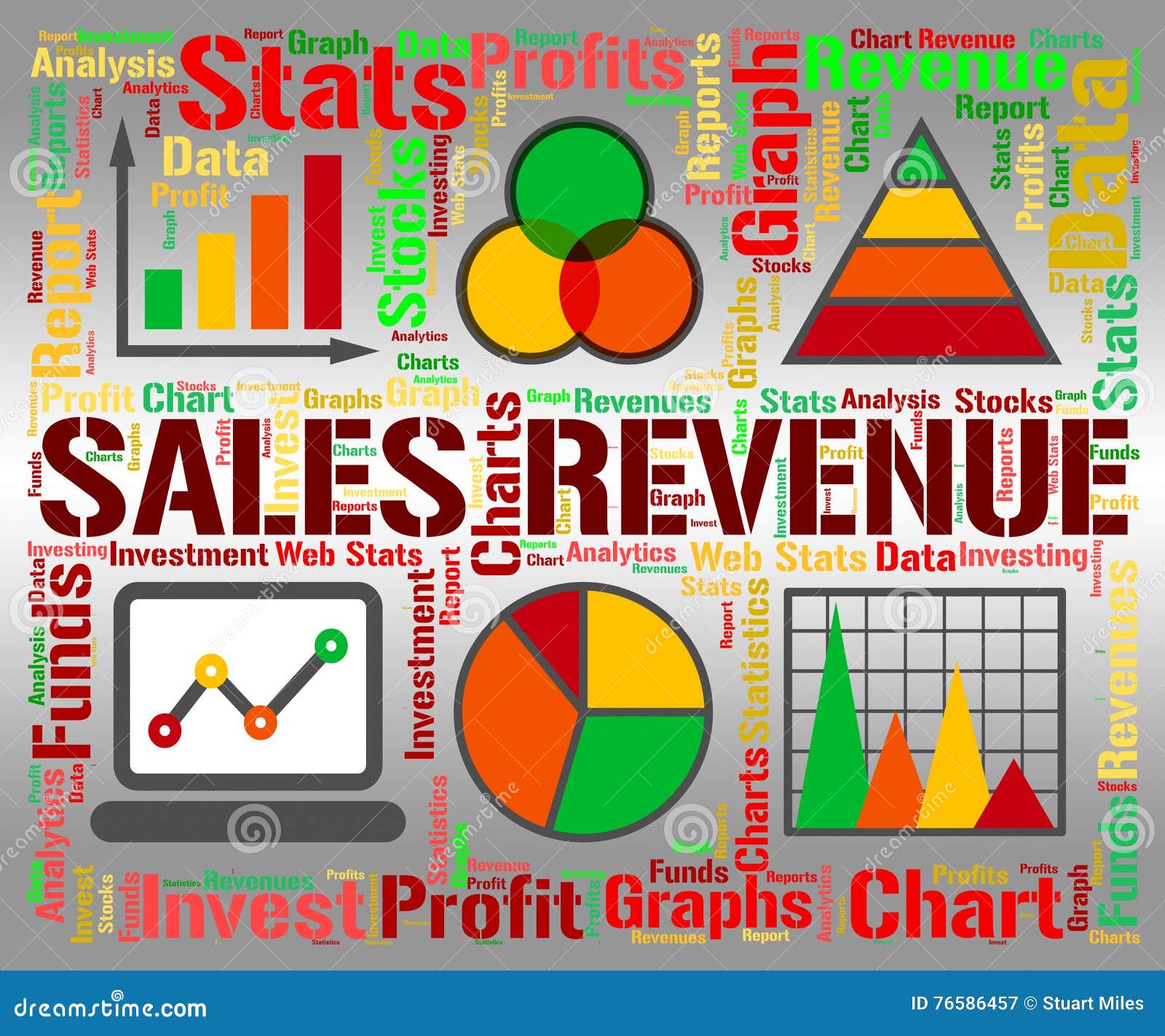 sales-revenue-represents-profits-rebate-and-save-stock-illustration