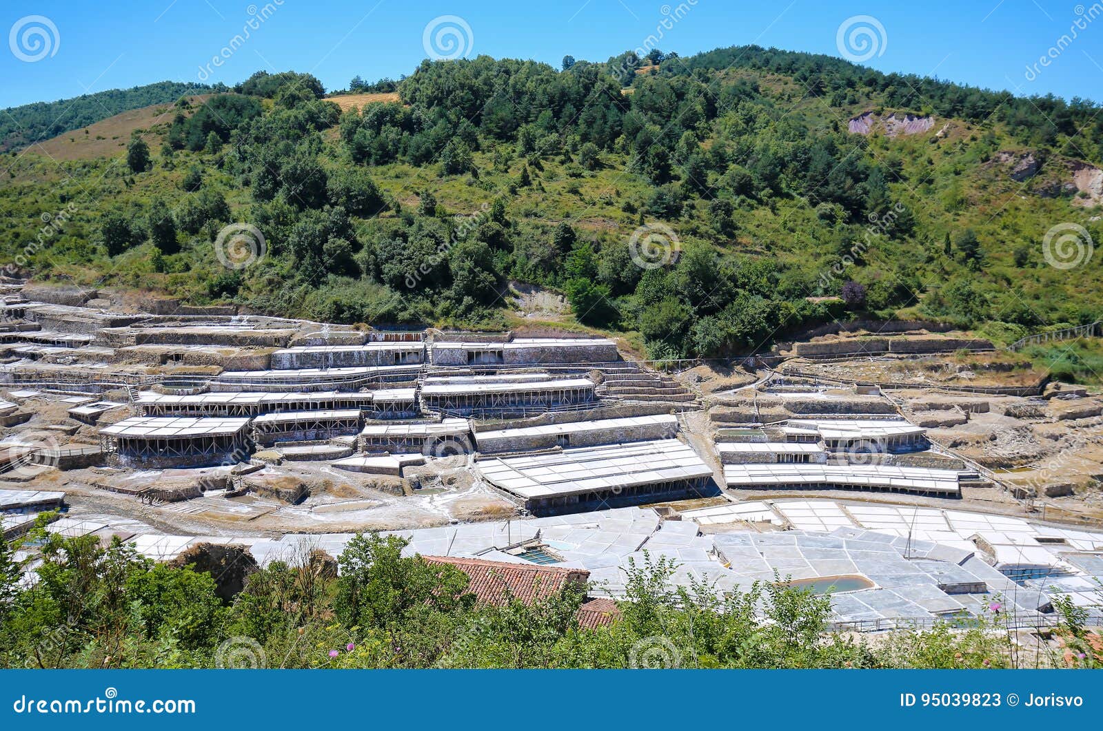 salinas de anana in basque country, spain