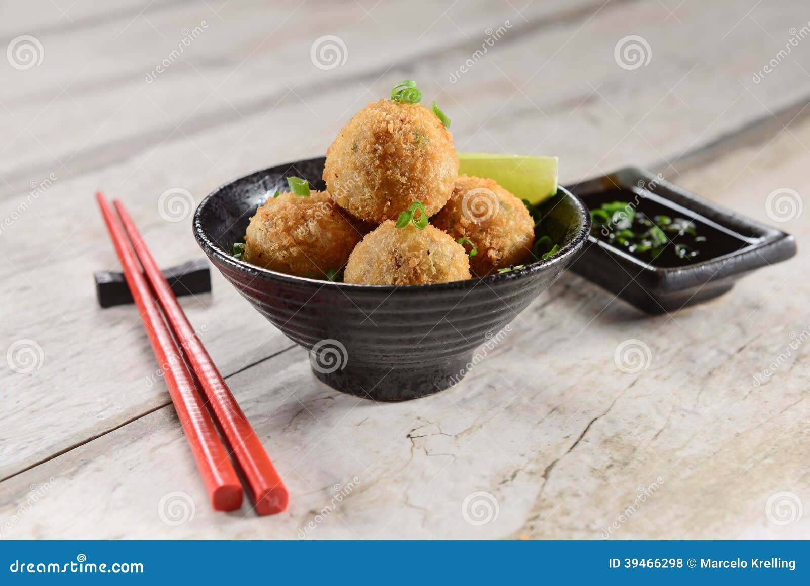 Salmon balls stock photo. Image of fried, meal, bell 39466298