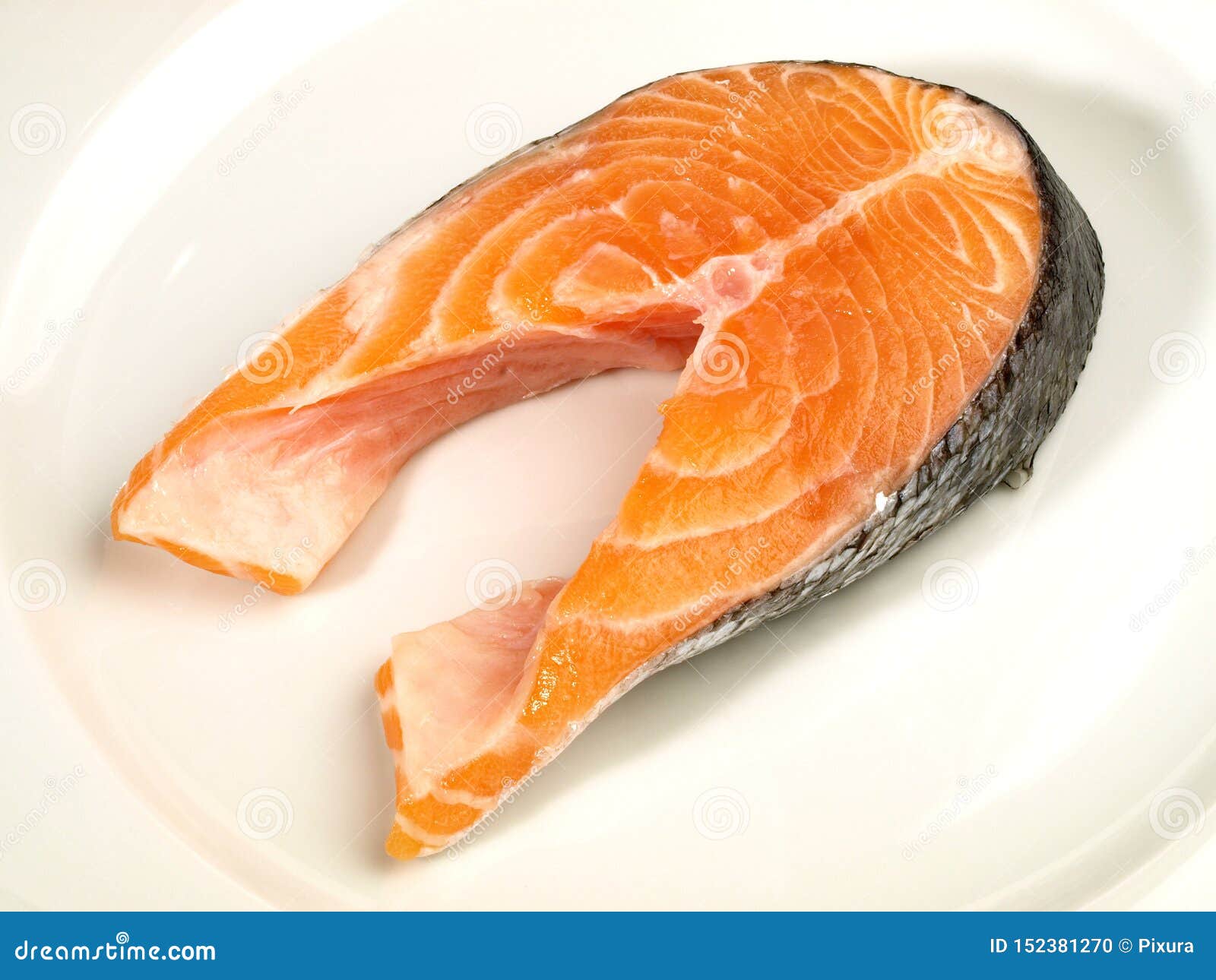 Salmon Chop - Fish Fillet stock photo. Image of omega3 - 152381270