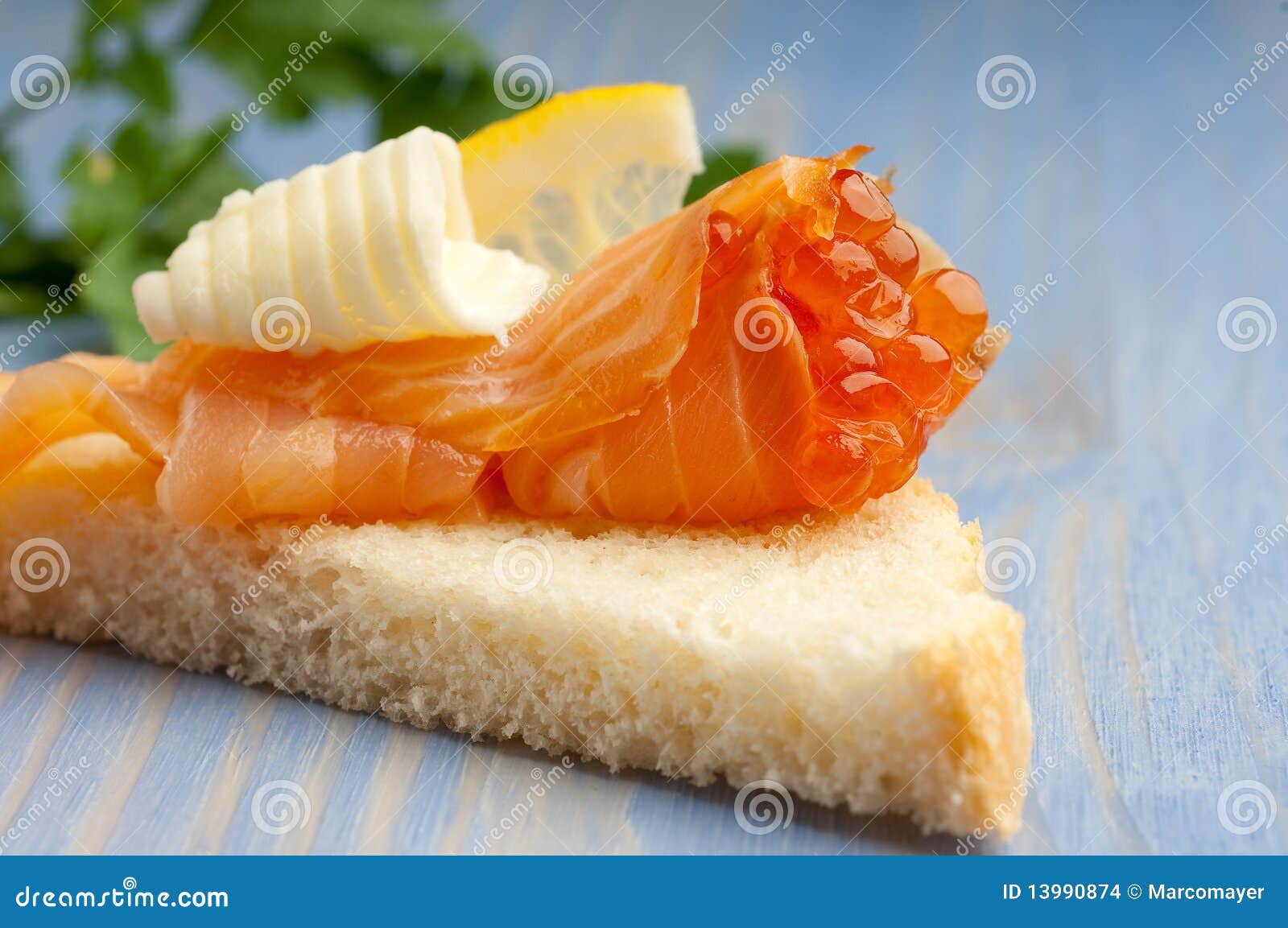 Salmon Eggs in Smoked Salmon Stock Photo Image of isolated, healthy