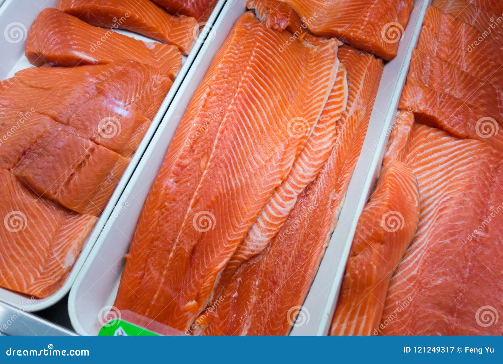 Salmon fish meat stock image. Image of fish, food, background 121249317