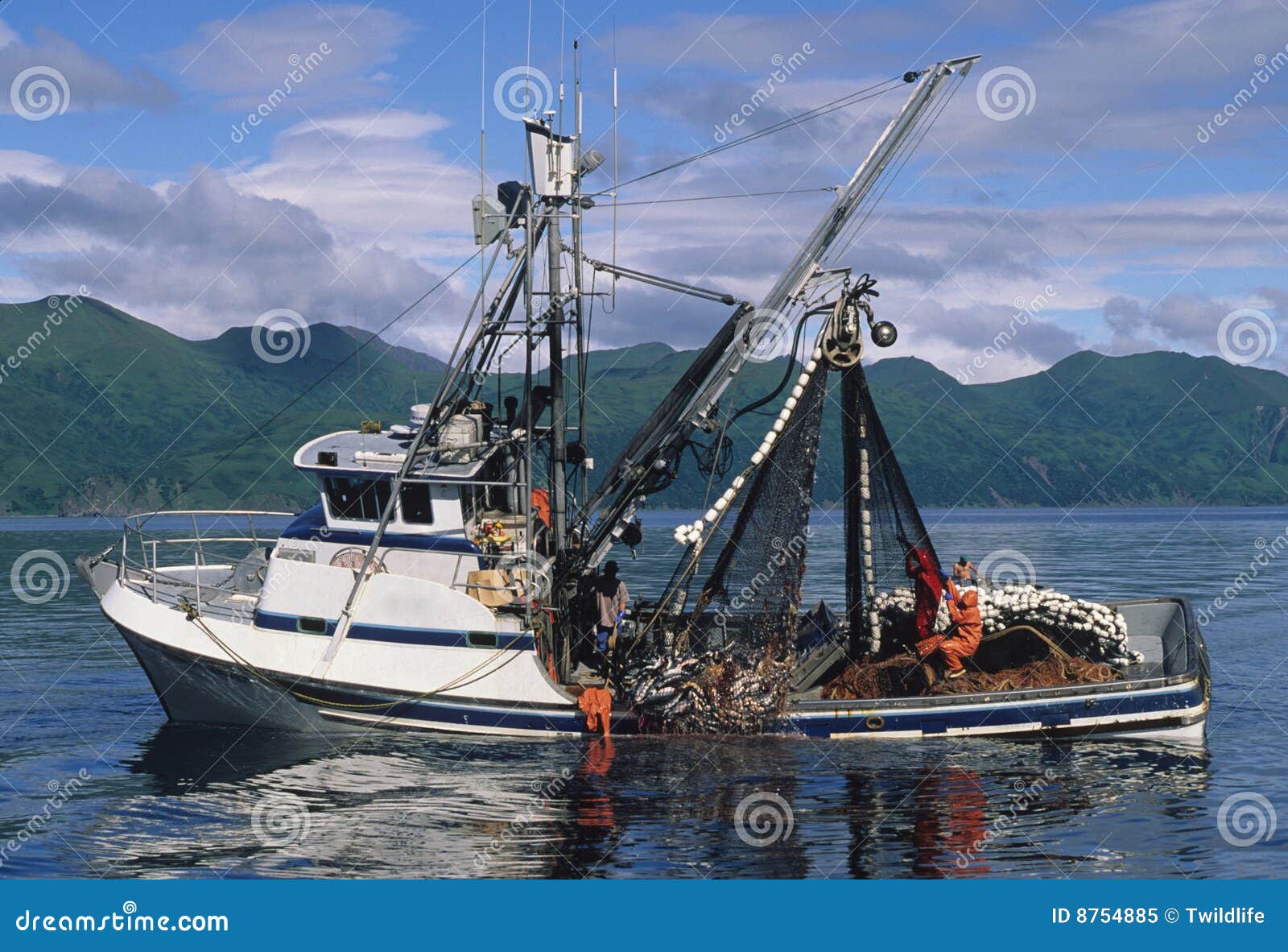 Salmon Fishing Boat stock image. Image of arctic, pacific - 8754885